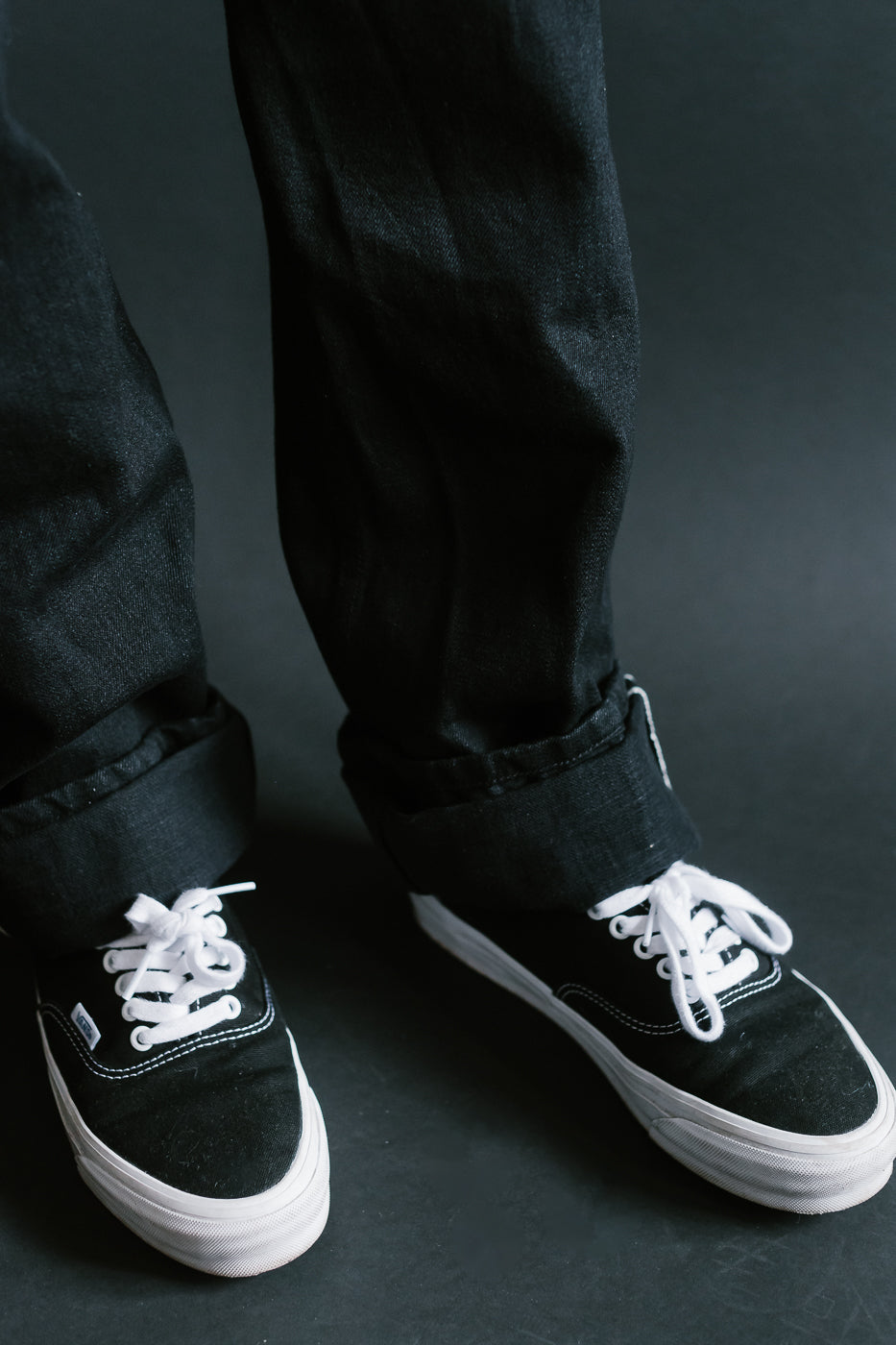 CS-220xk - 13.25oz Rinsed Black Kibata Selvedge - Classic Straight
