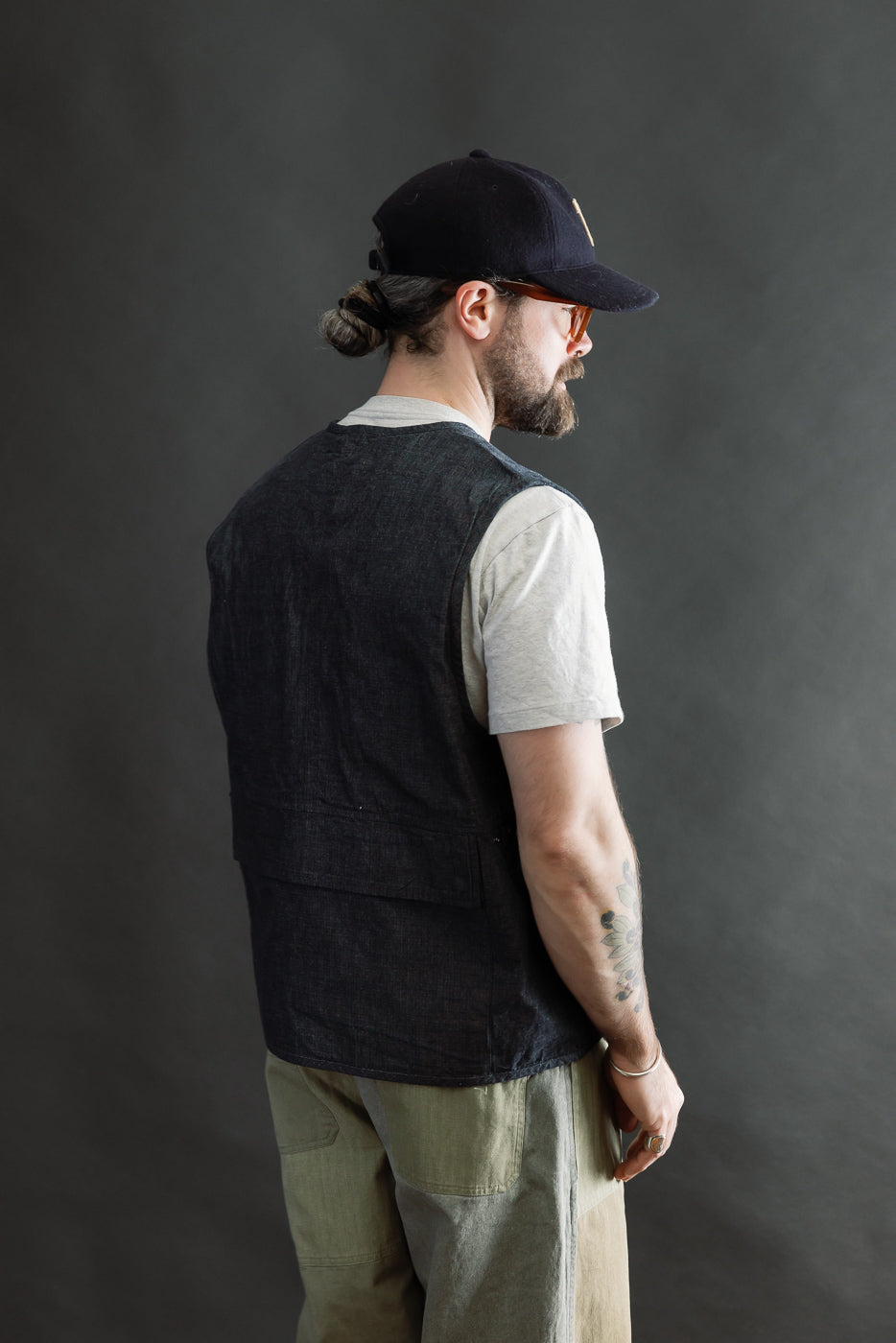 Field Vest - Indigo Ripstop | Dant