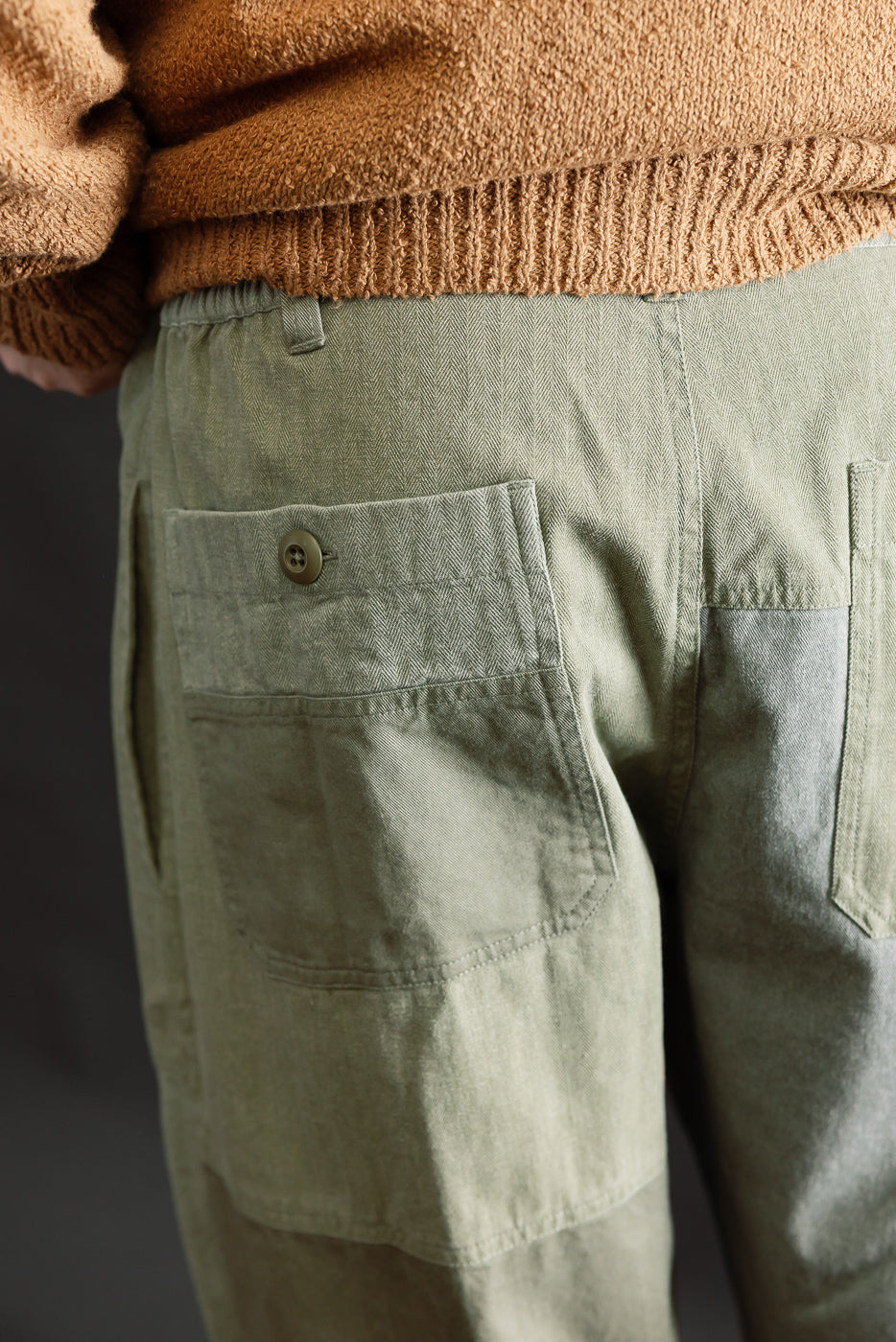 Close-up of male model 5'9