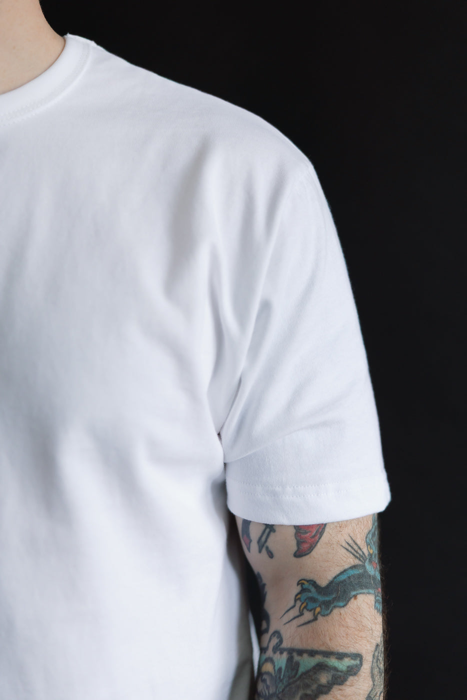Close-up of male model, 5'9