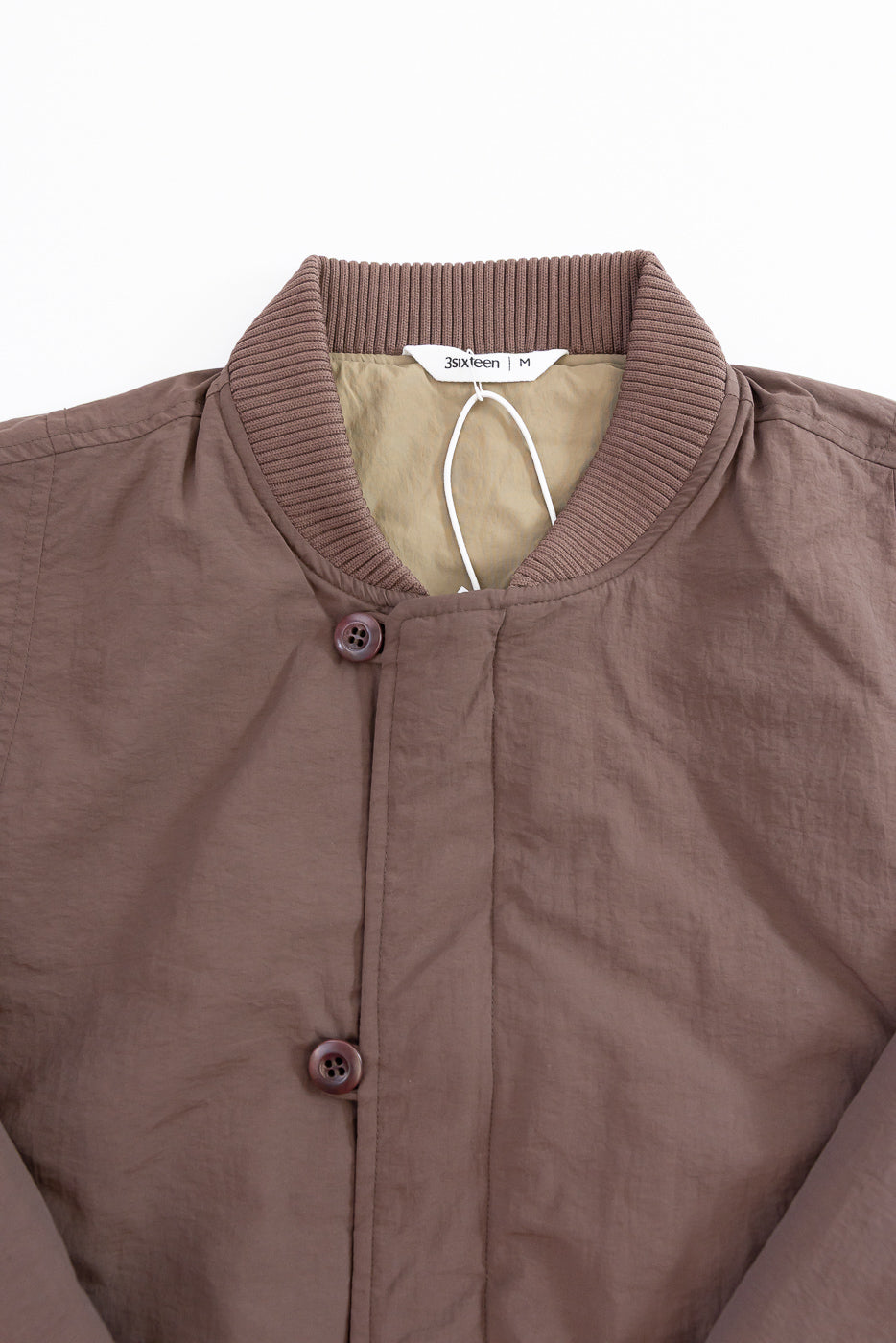 Loop Bomber Jacket - Brown