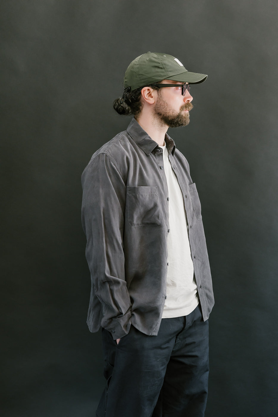 Mechanic Shirt Lyocell - Charcoal