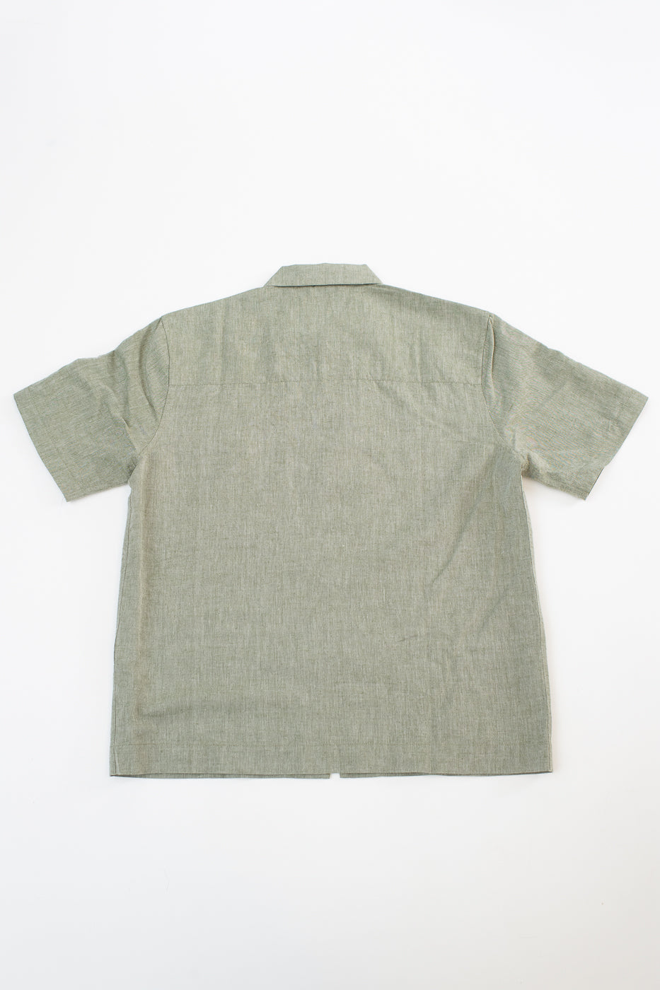 Short Sleeve Linen Loop Shirt - Grass