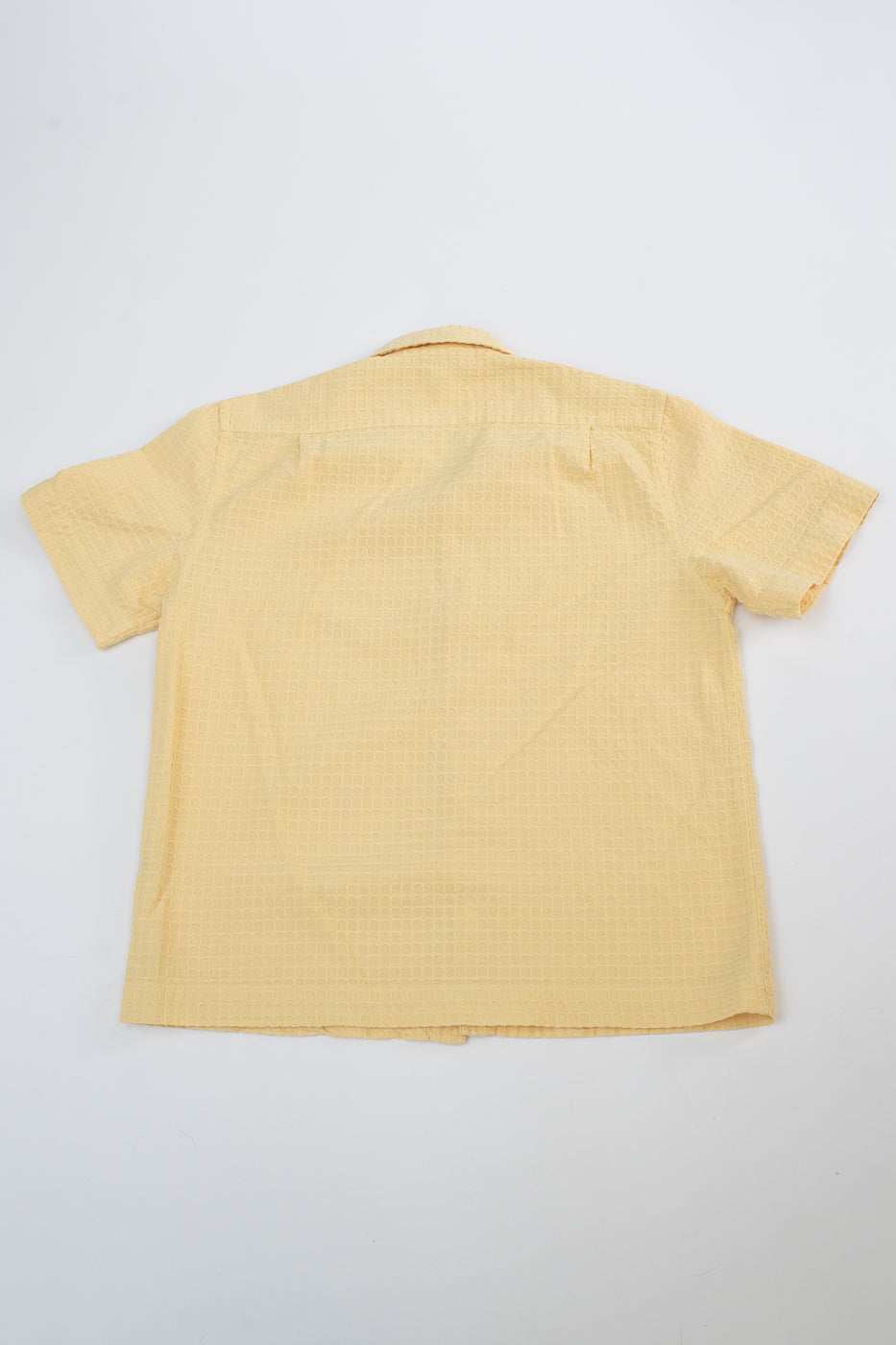 Short Sleeve Resort Shirt Geo Weave - Sunflower