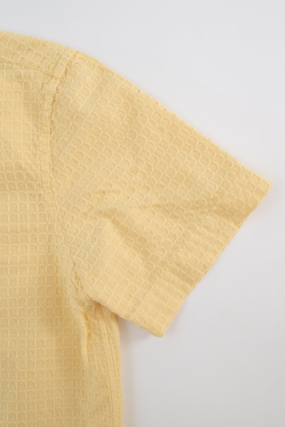Short Sleeve Resort Shirt Geo Weave - Sunflower