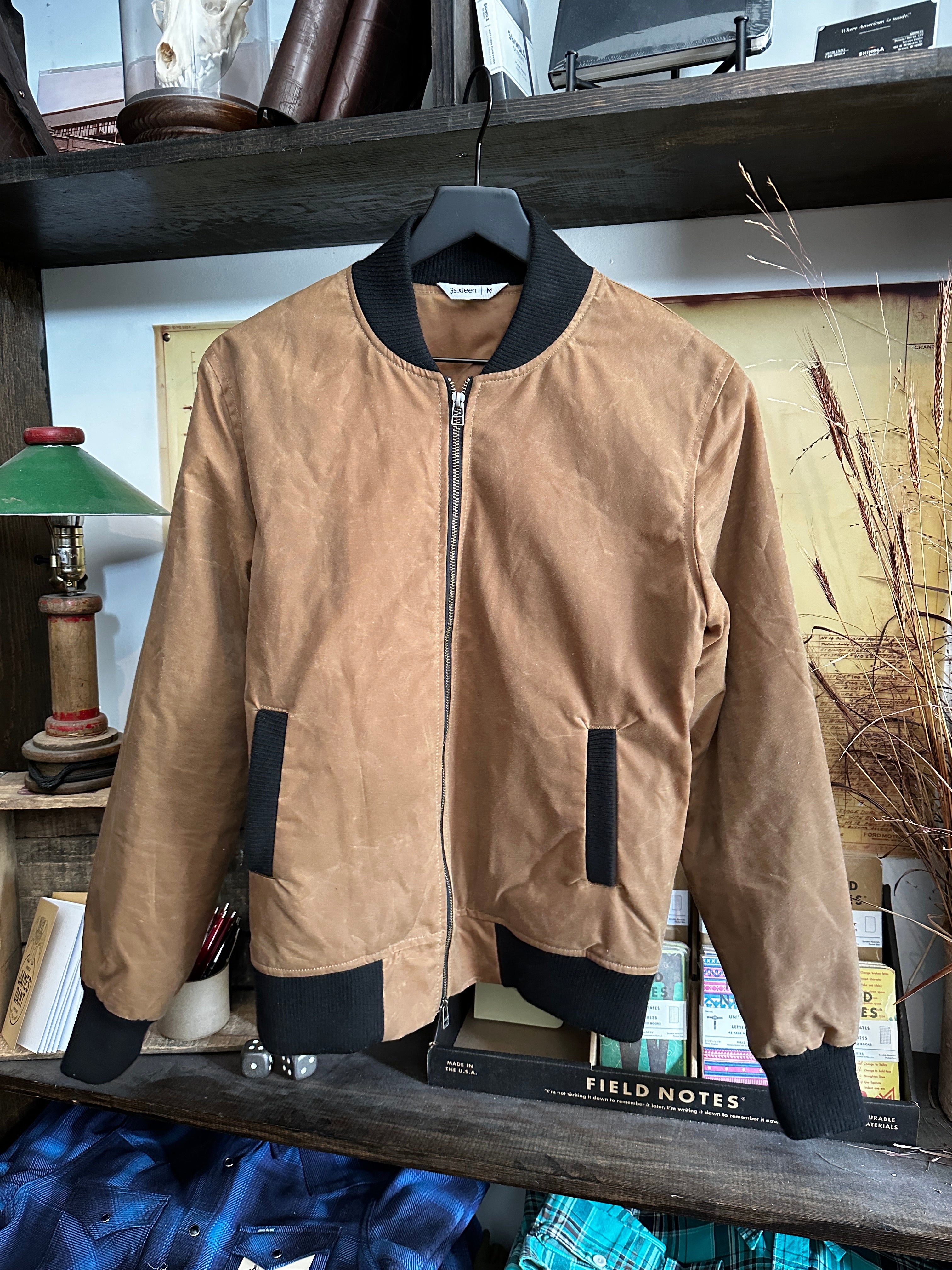Twice Worn - Stadium Jacket - Tan