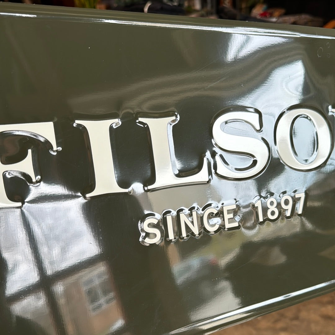 Like New Filson Metal Sign, Store Display - Green | Dant