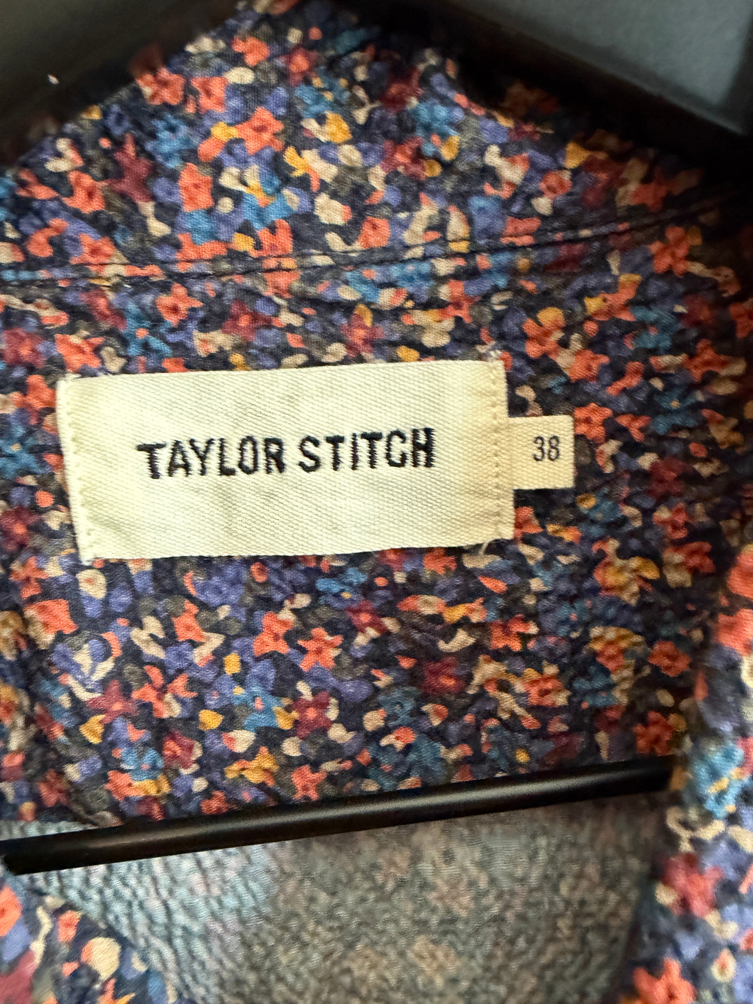 Once Worn - Taylor Stitch Floral Shirt - Size 38