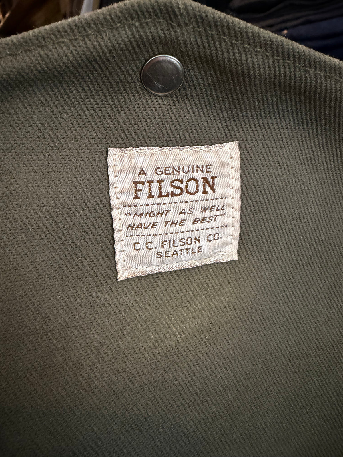 Vintage Filson Briefcase - Green