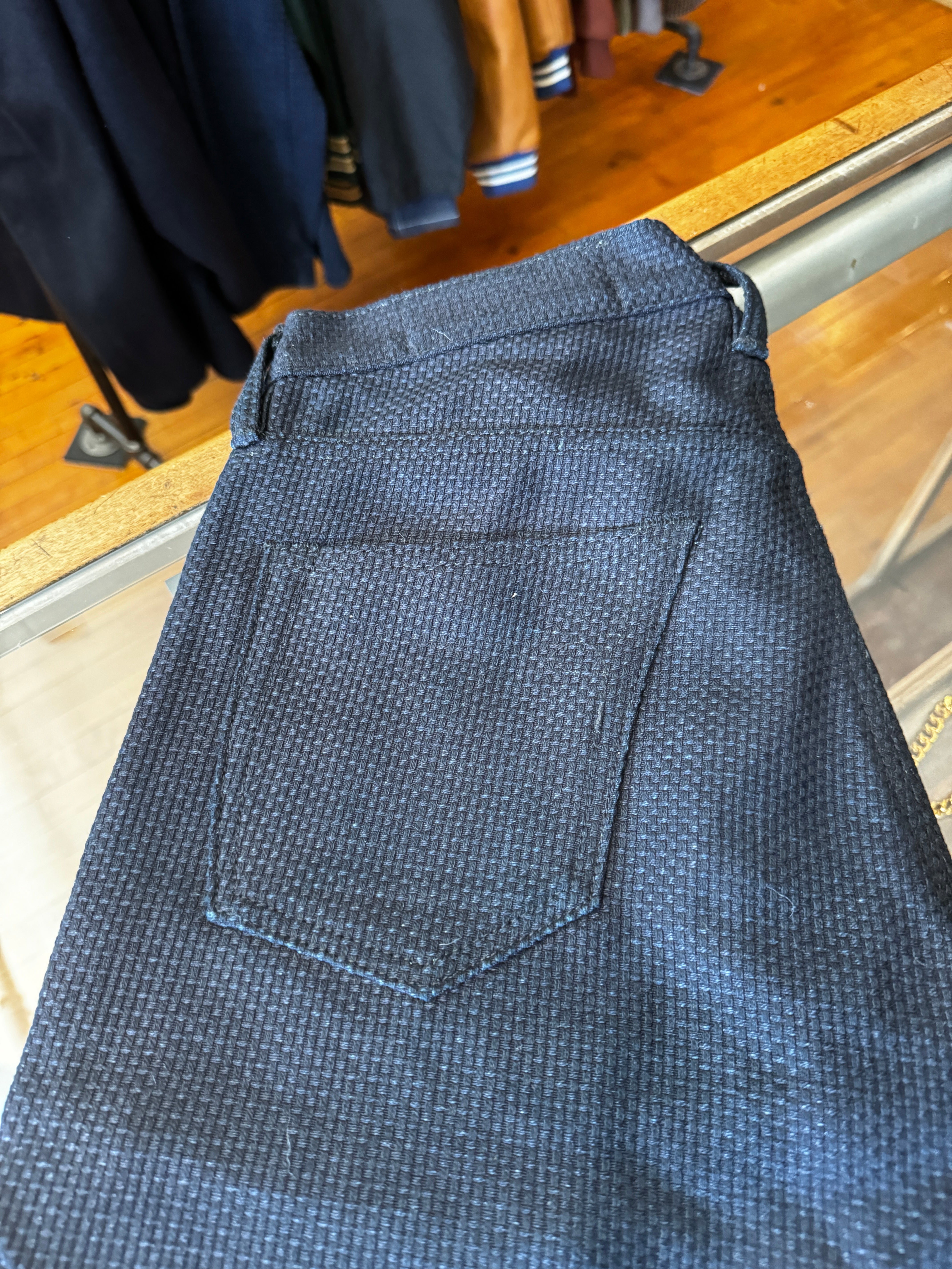 Gently Used - Double Knee Indigo Shashiko Work Pant - Size 29