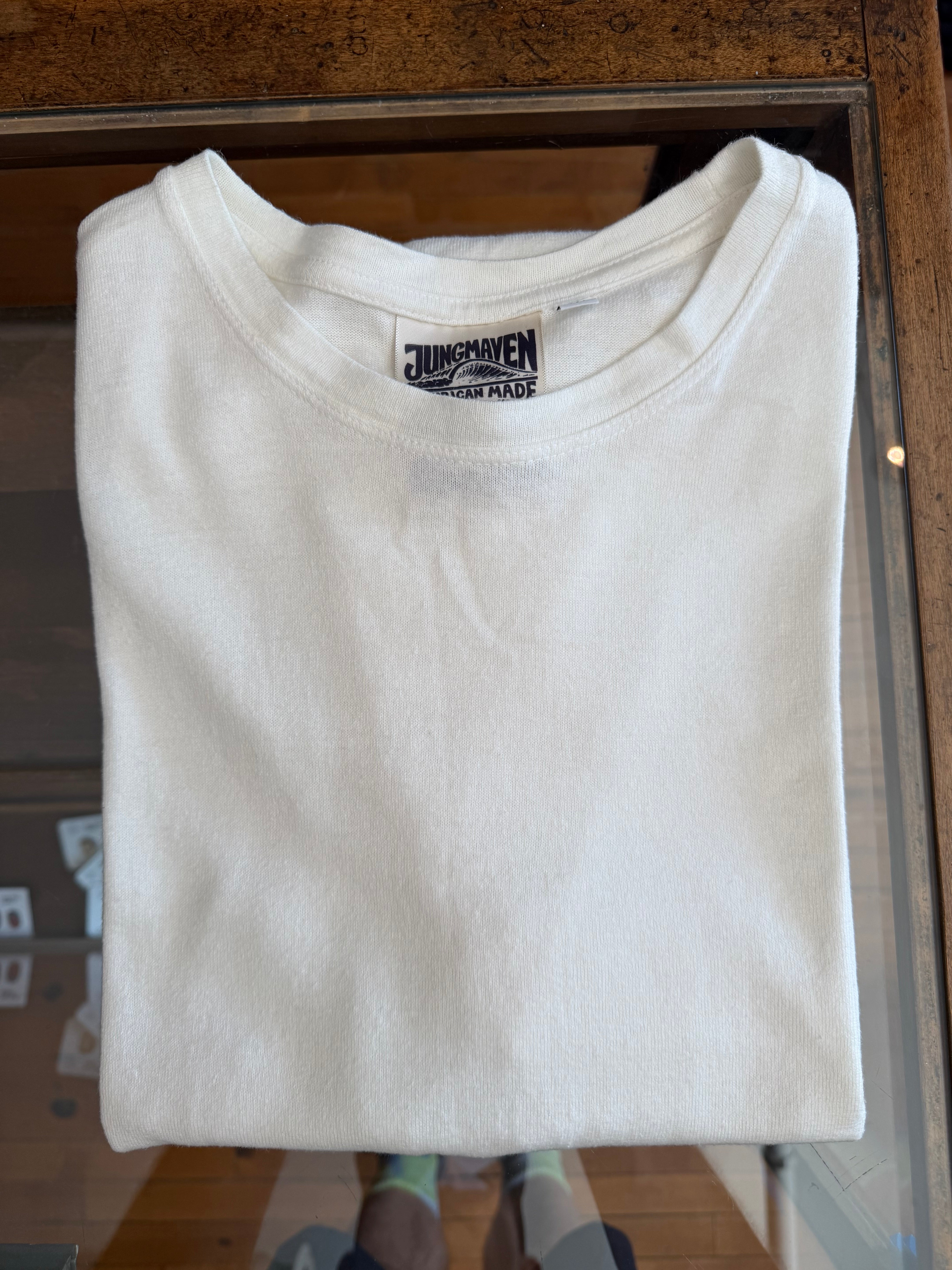 Gently Used Jungmaven Baja Tee - White - Medium