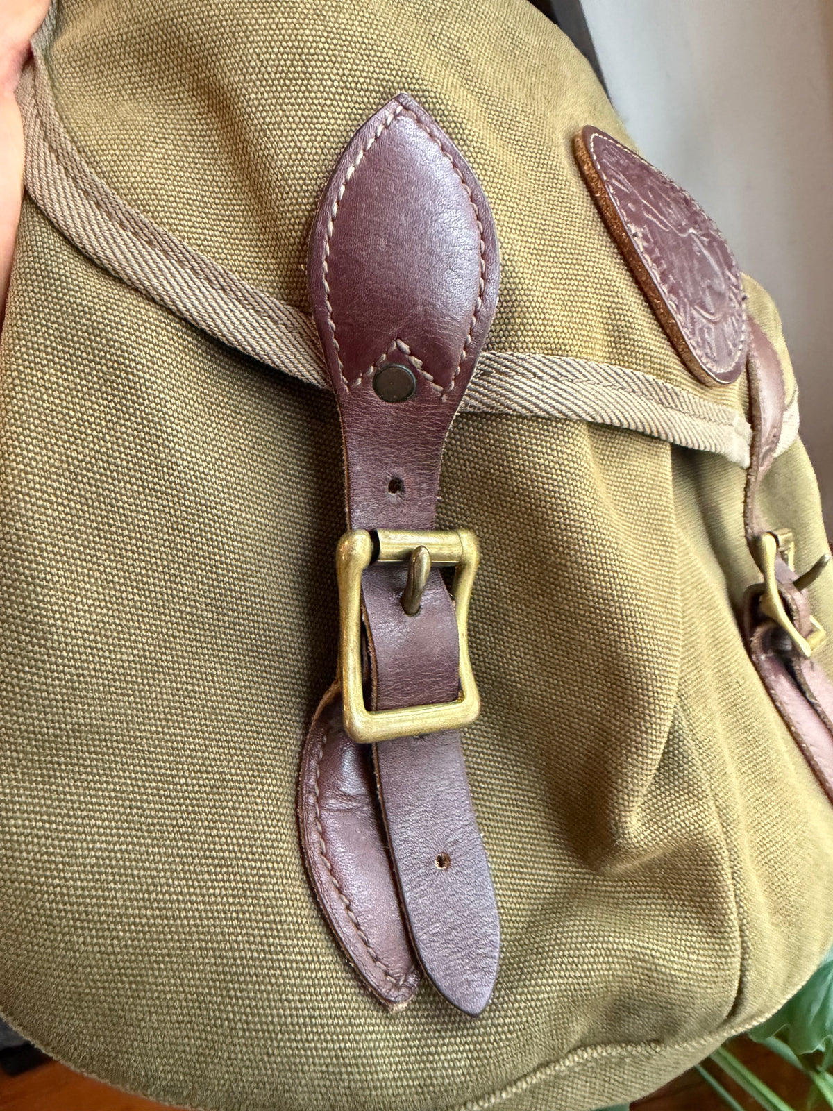 Vintage Duluth Pack Shell Bag - Green