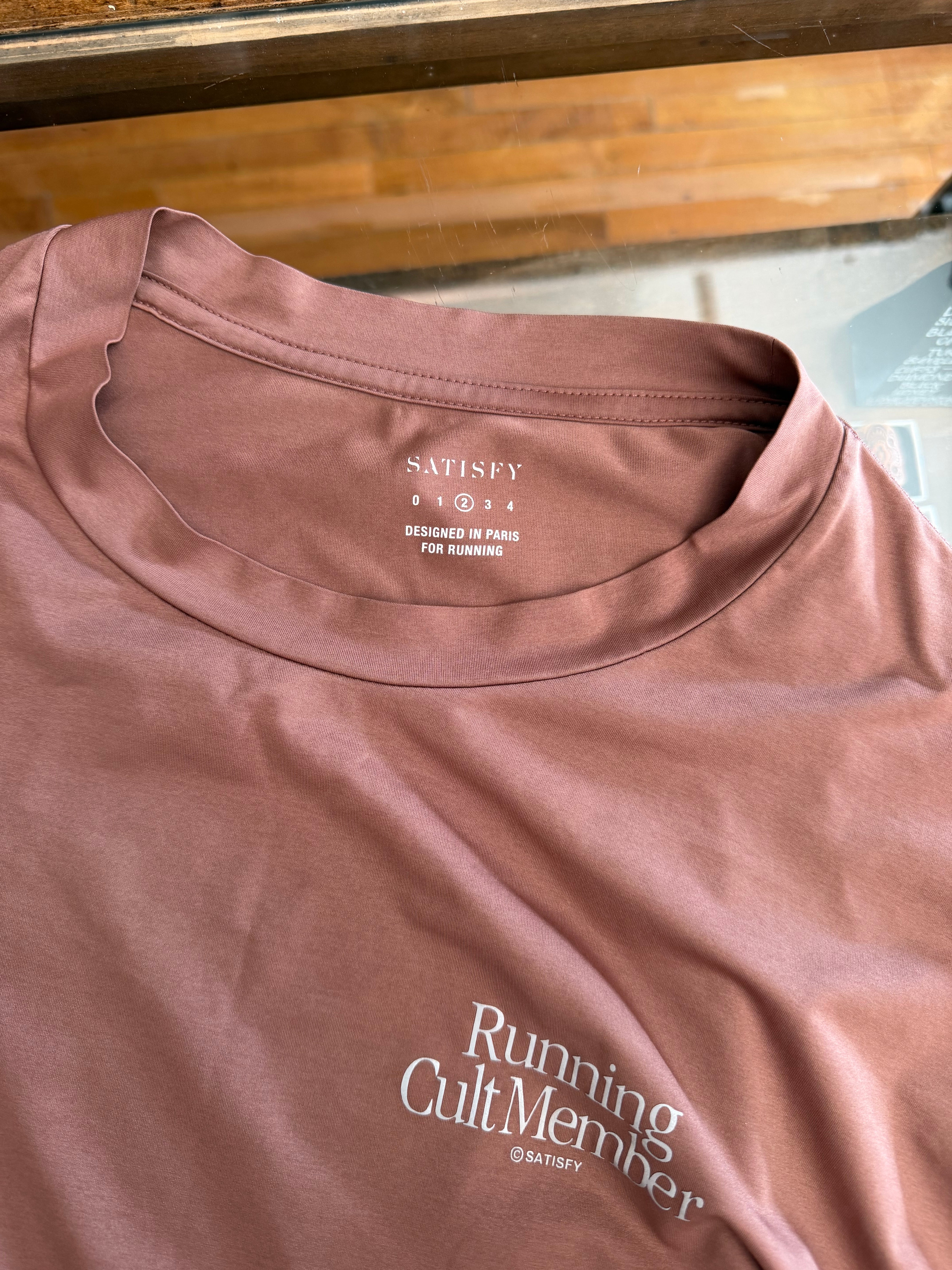 Gently Used Satisfy Running Tee - Size 2