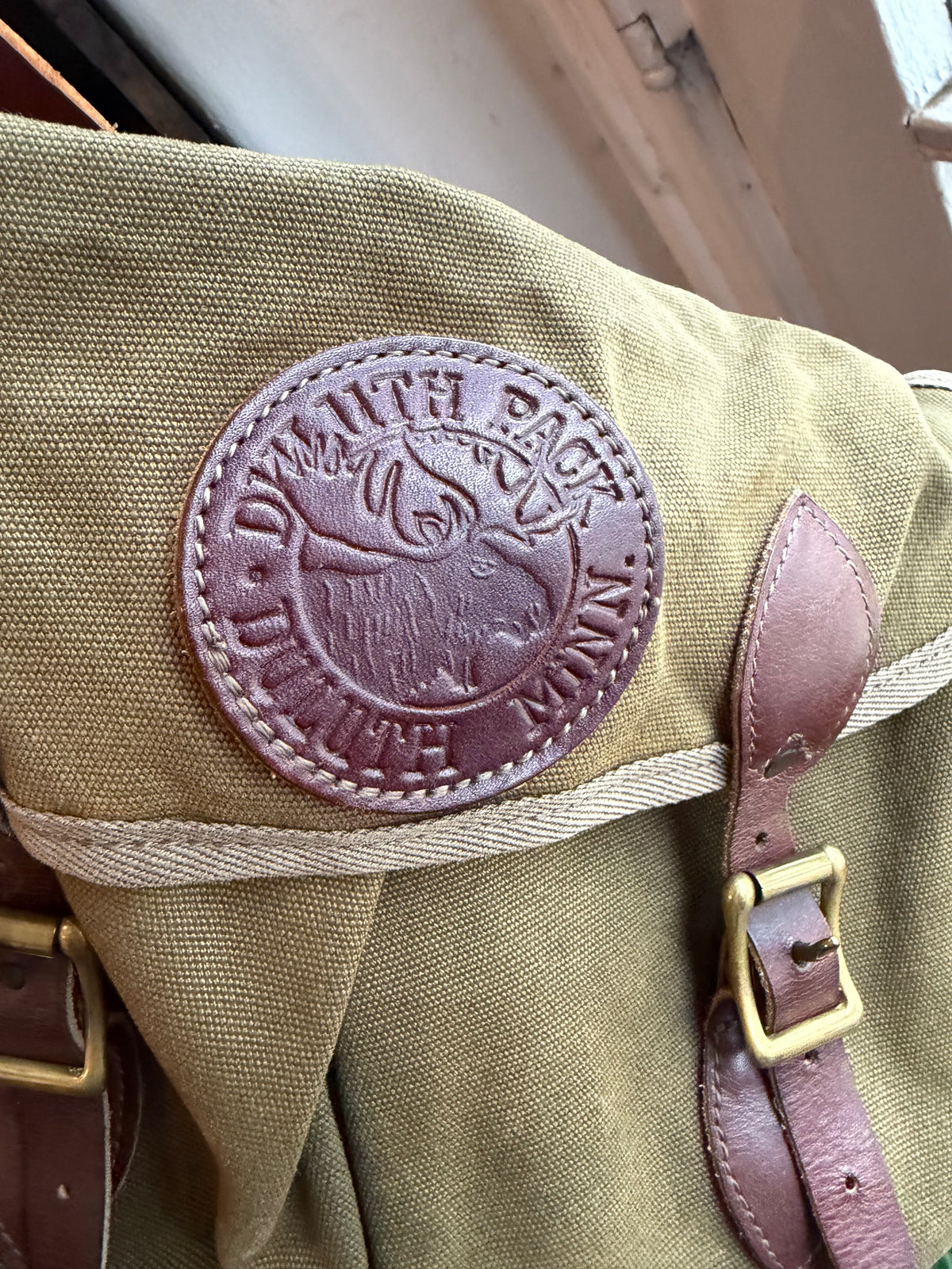 Vintage Duluth Pack Shell Bag - Green