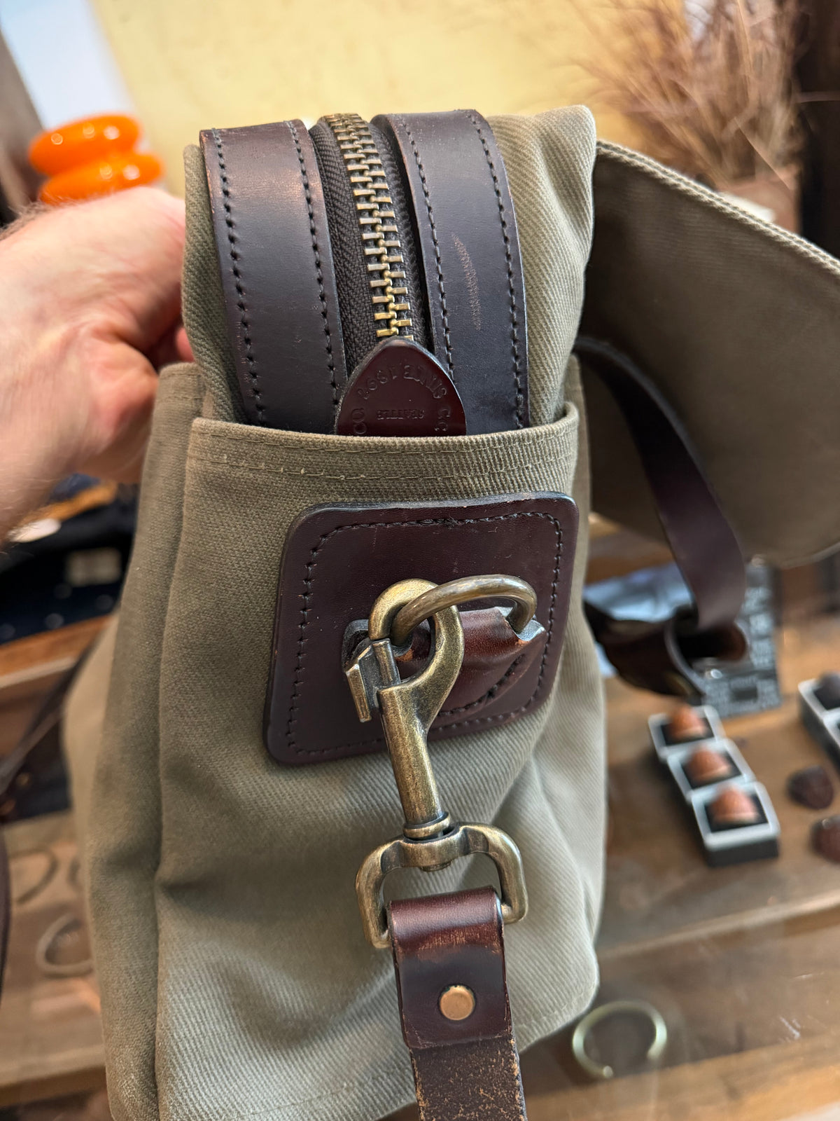 Vintage Filson Briefcase - Green