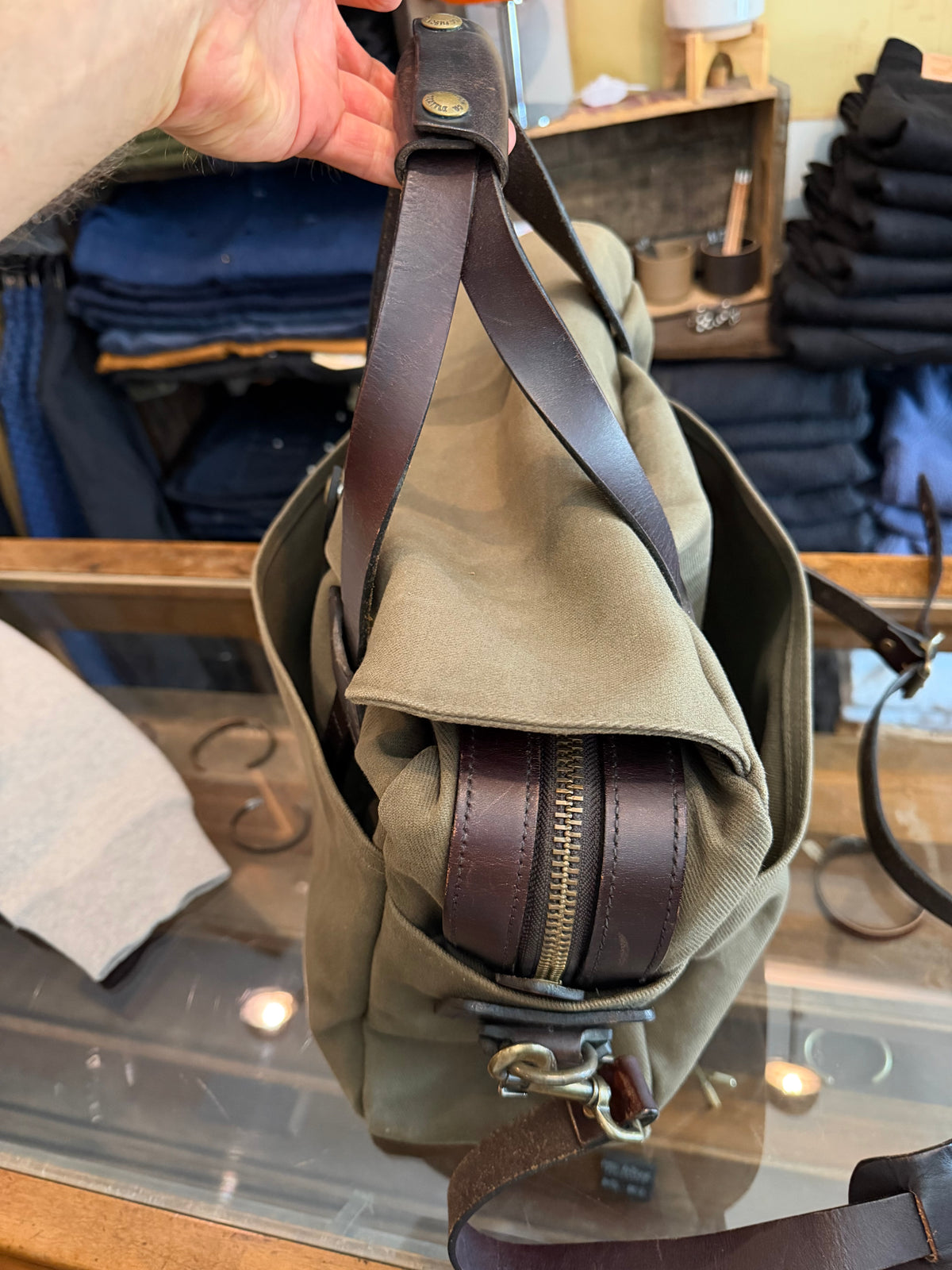Vintage Filson Briefcase - Green