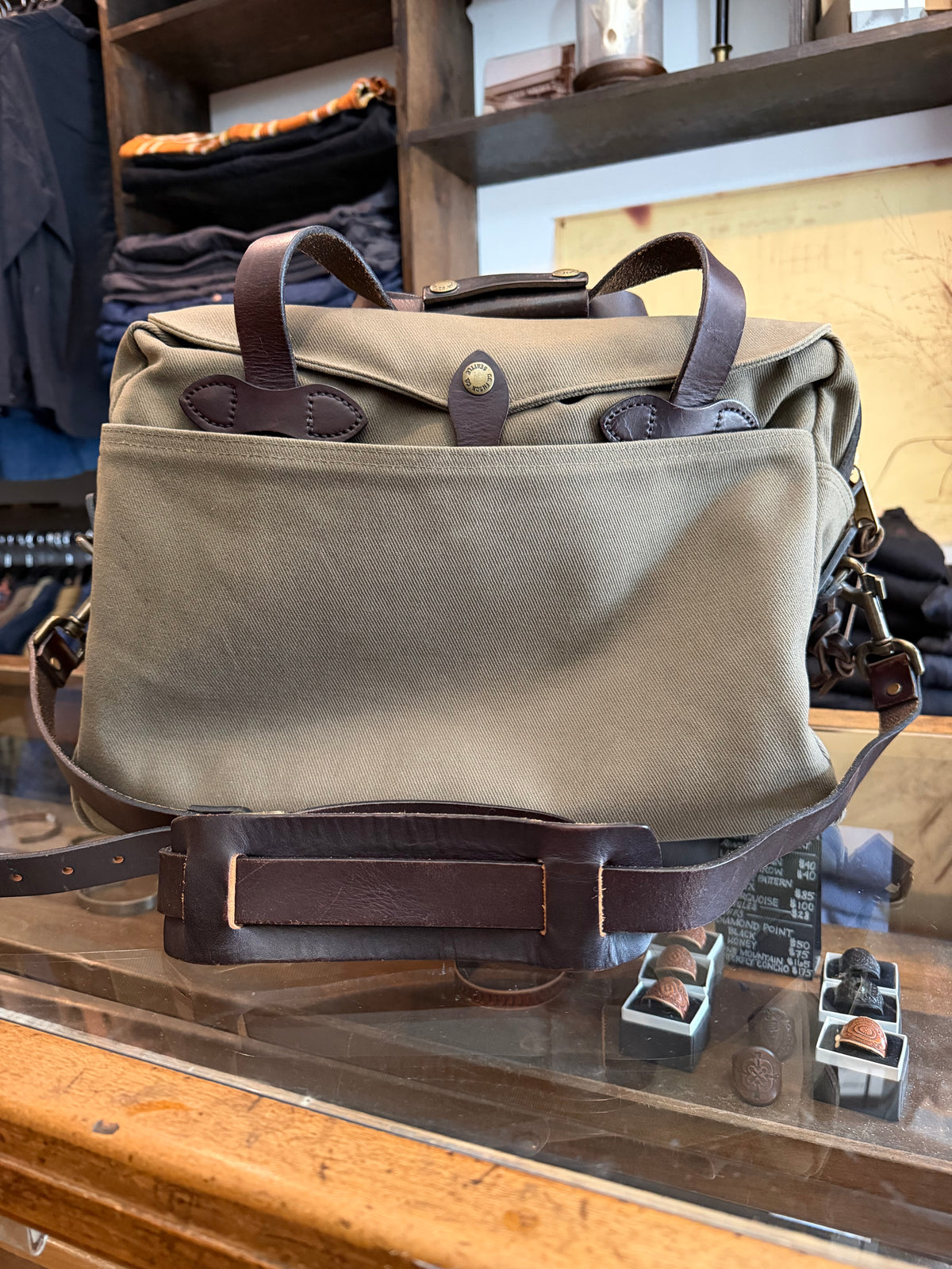 Vintage Filson Briefcase - Green