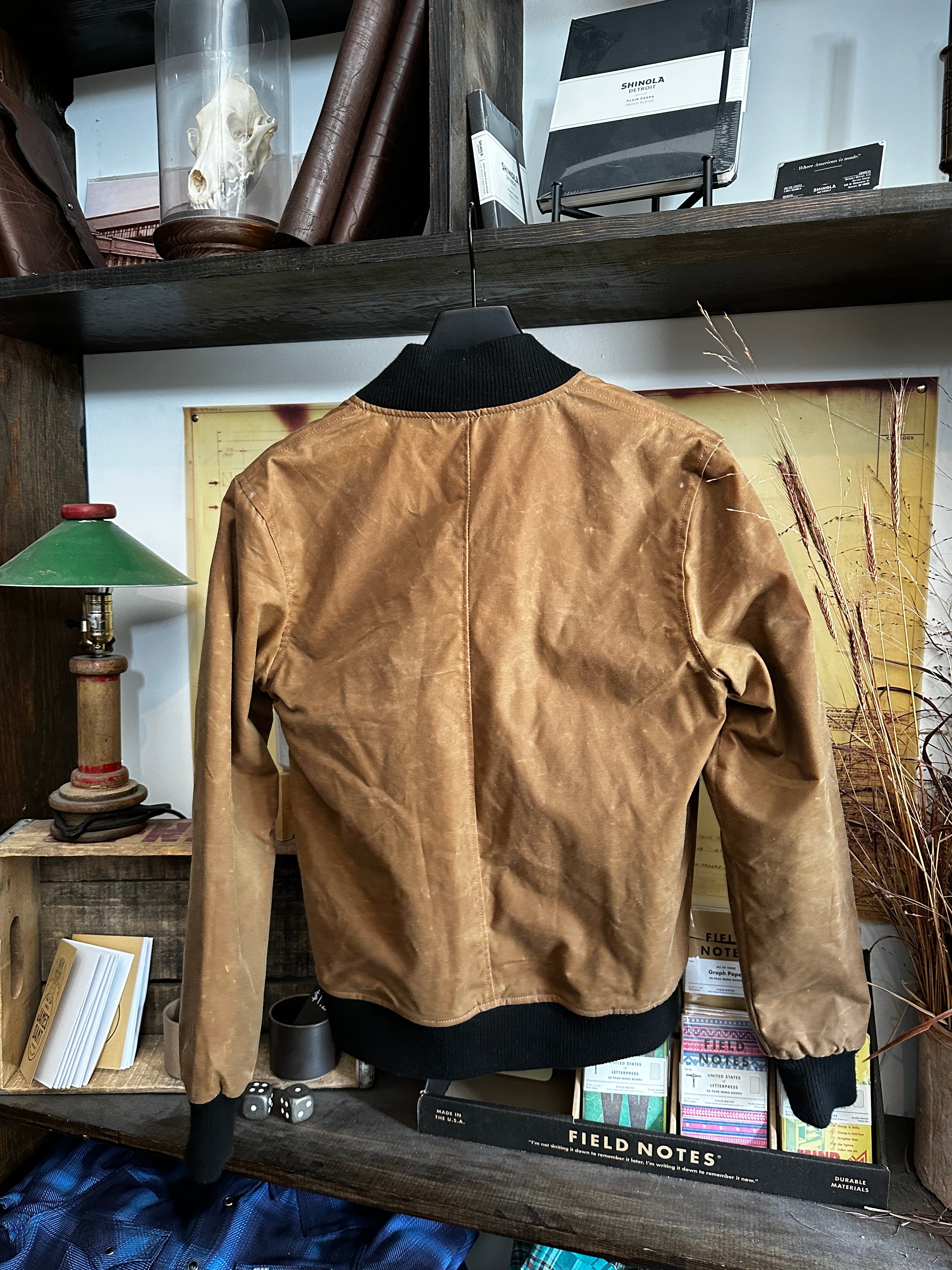 Twice Worn - Stadium Jacket - Tan