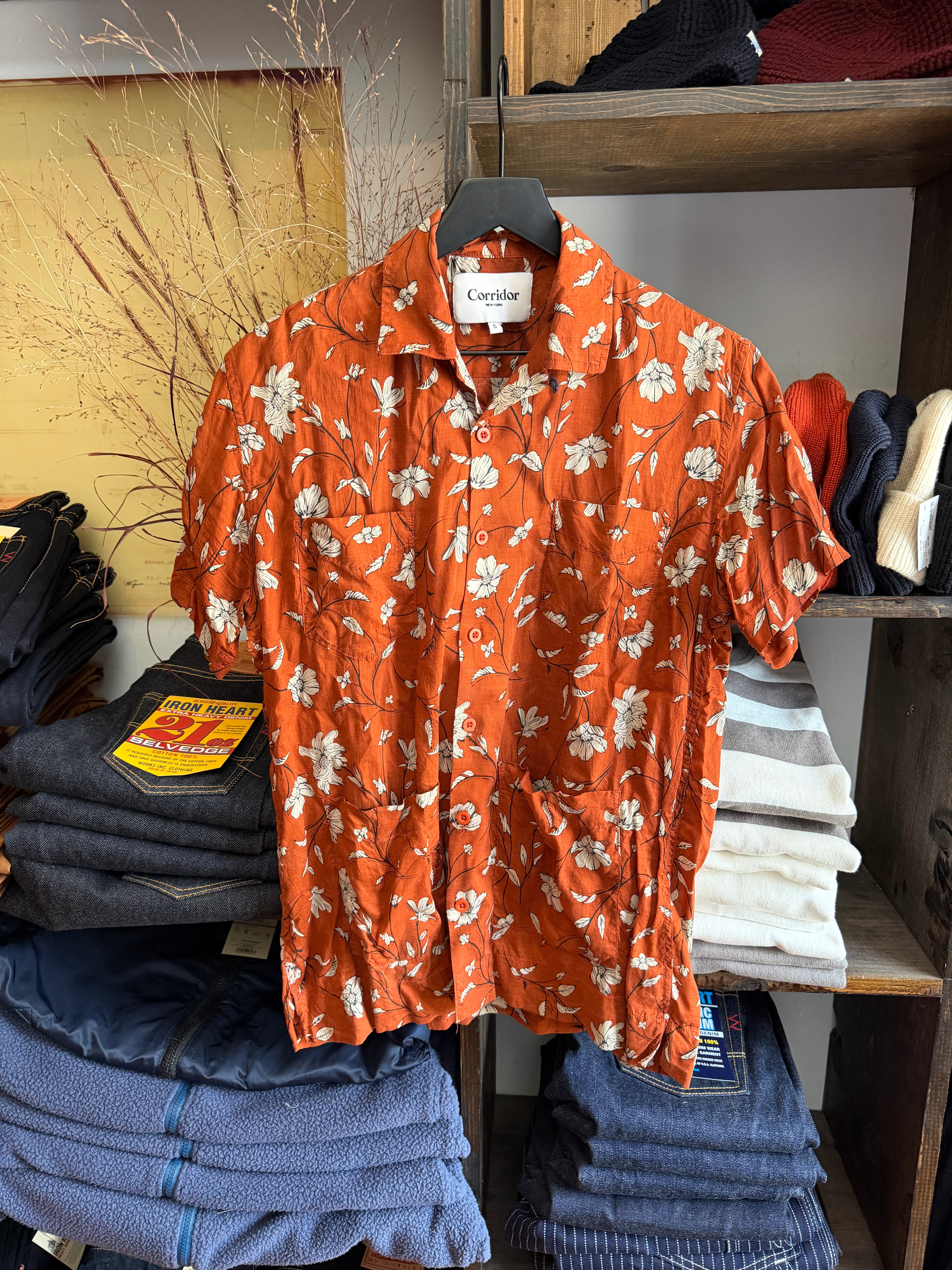 Gently Used - Corridor Tencel Floral Shirt - Size Small | Dant