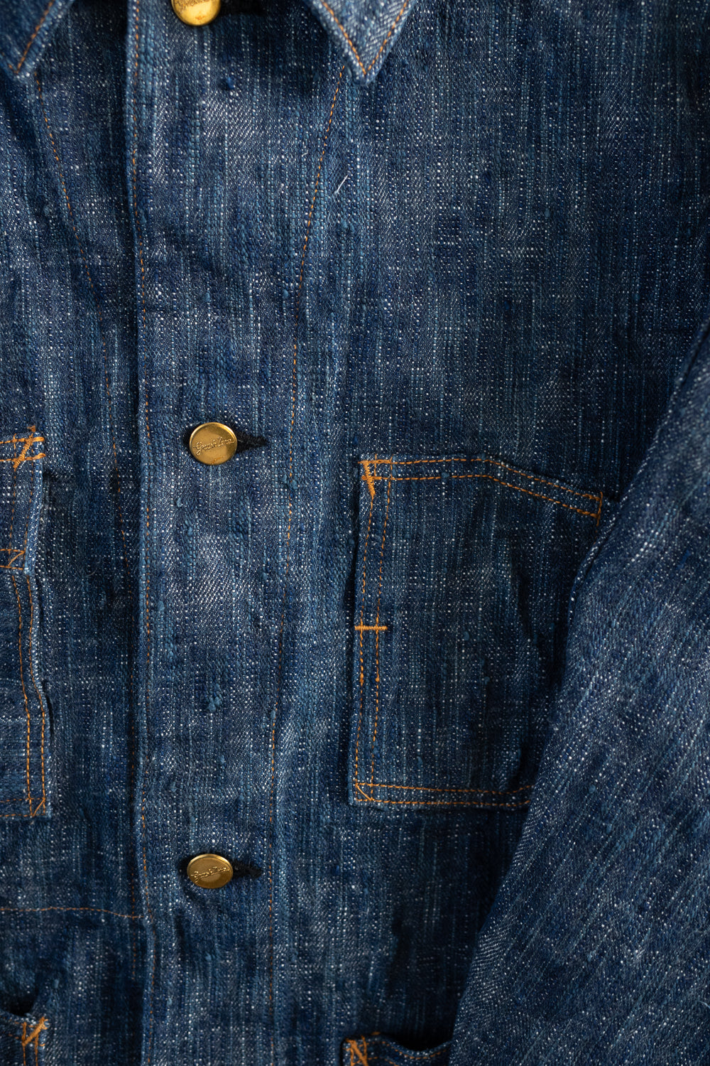 GZ-15CVRL-0611 - 15oz Skein Dyed Coverall - Green Indigo