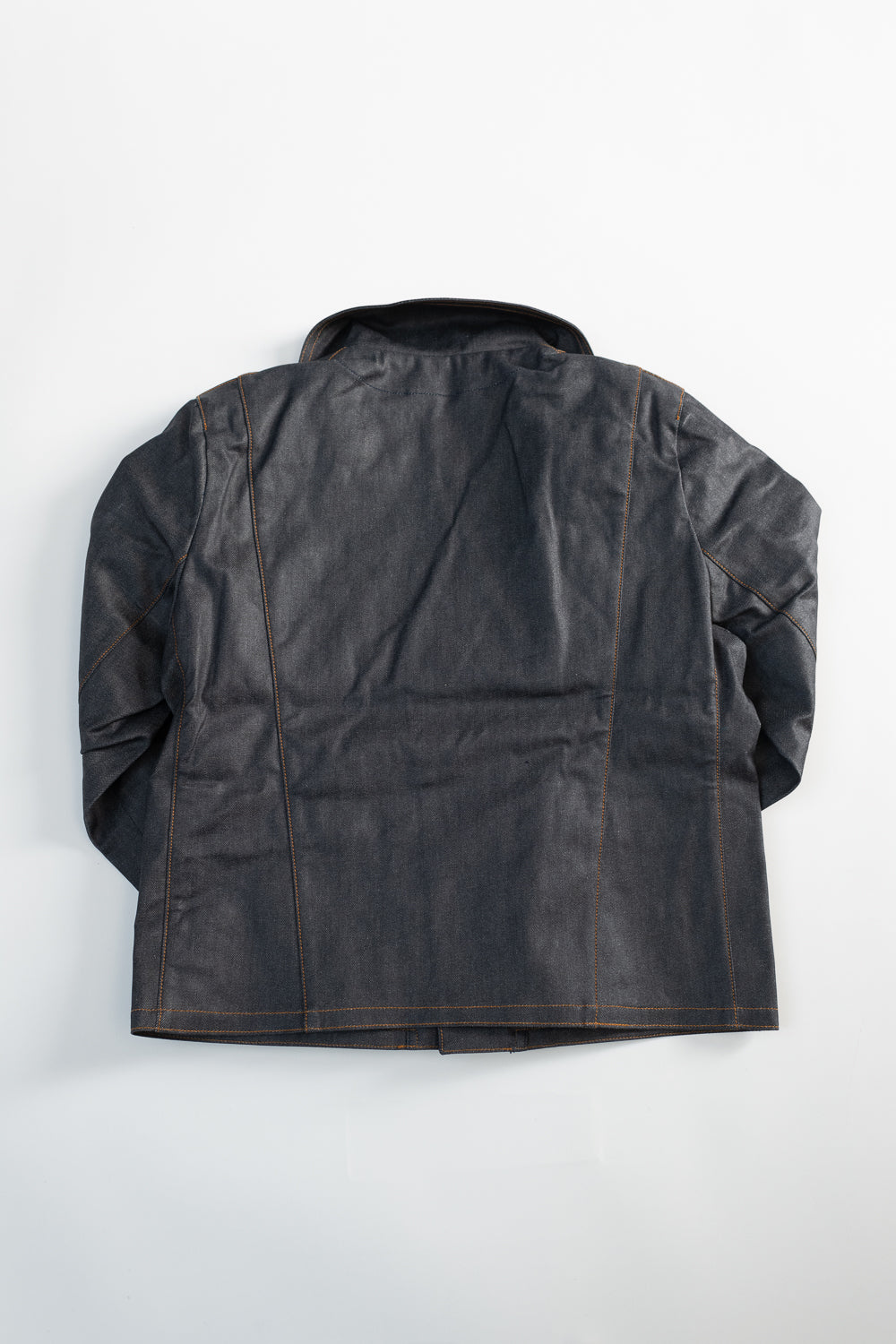 GZ-DWR-0608 - Double Rider's Coated Jean Jacket - Indigo