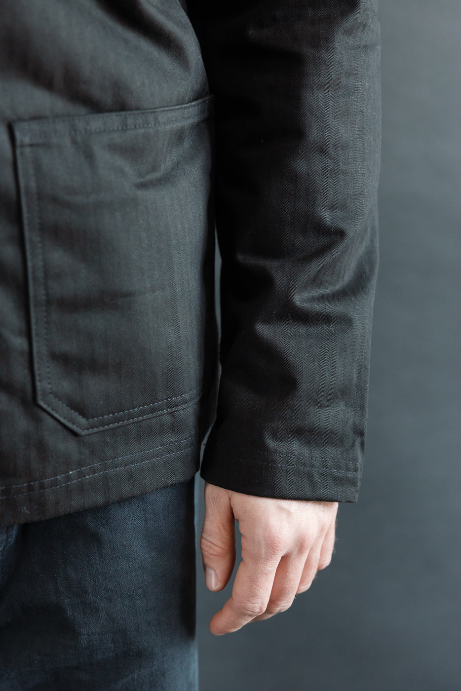 Close-up of male model 5'9