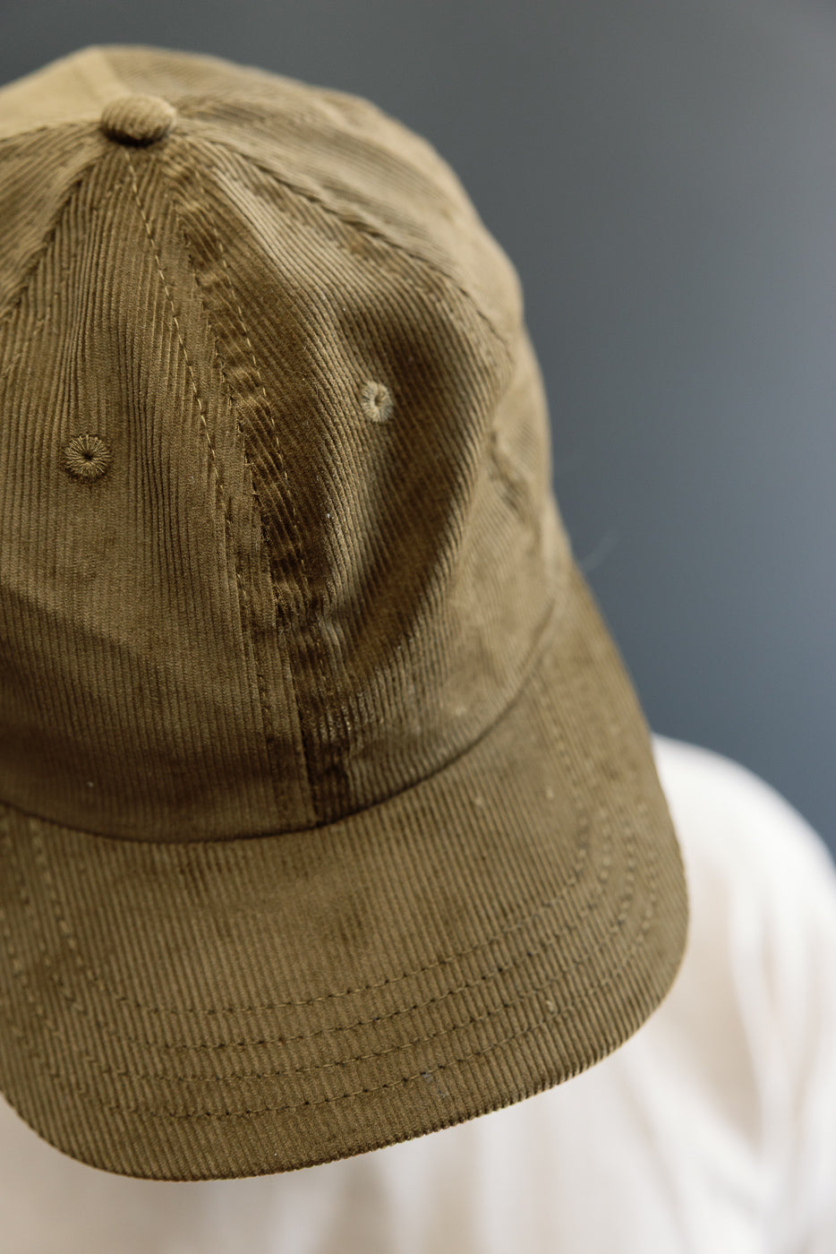 Corduory Baseball Hat - Olive | Dant
