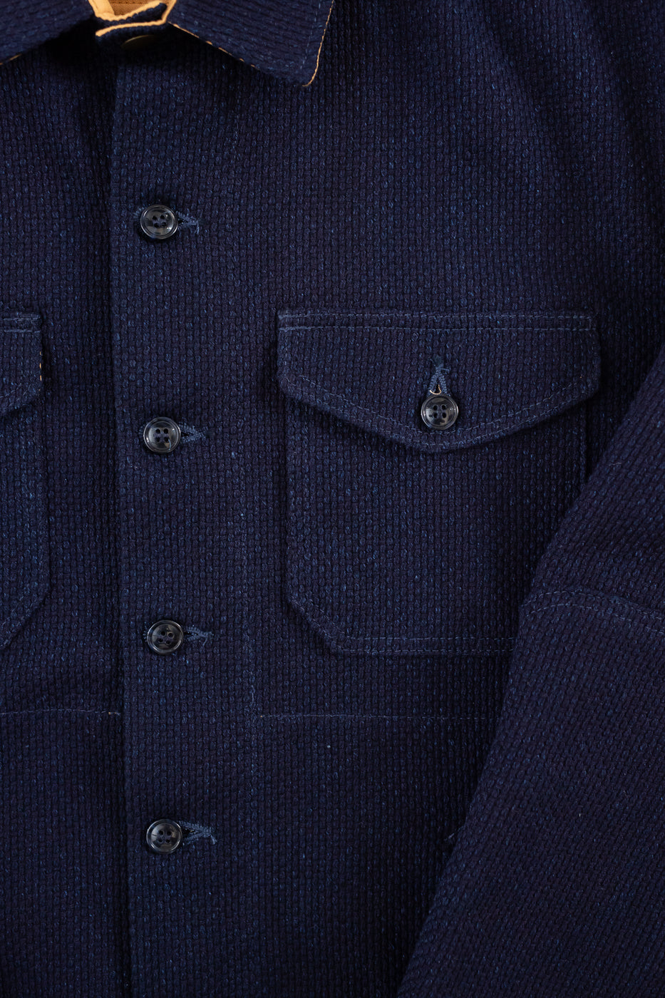 Crissman Overshirt - Indigo Sashiko