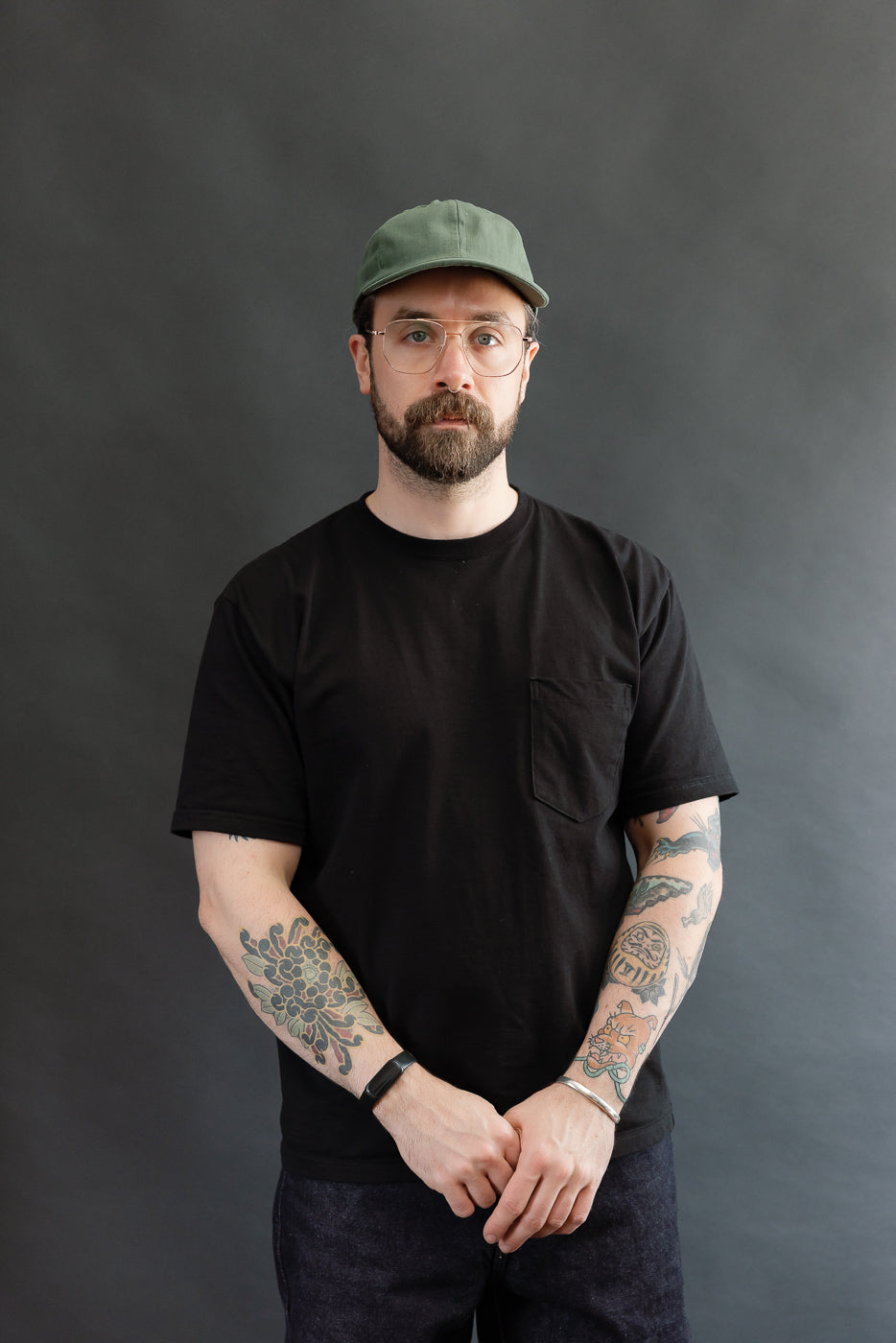 Dry Waxed Cotton Baseball Hat - Spruce