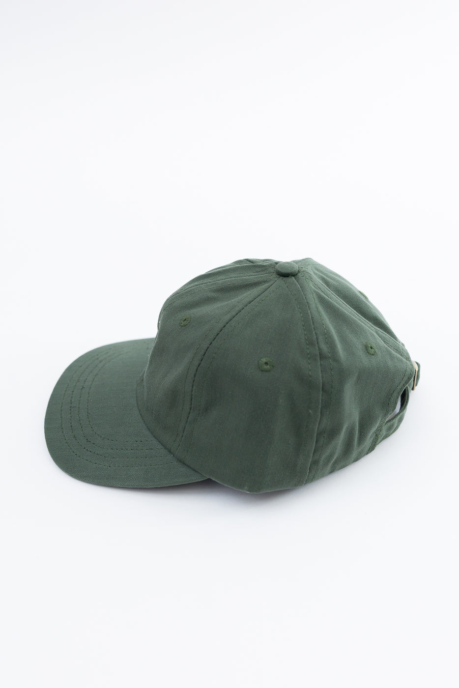 Dry Waxed Cotton Baseball Hat - Spruce
