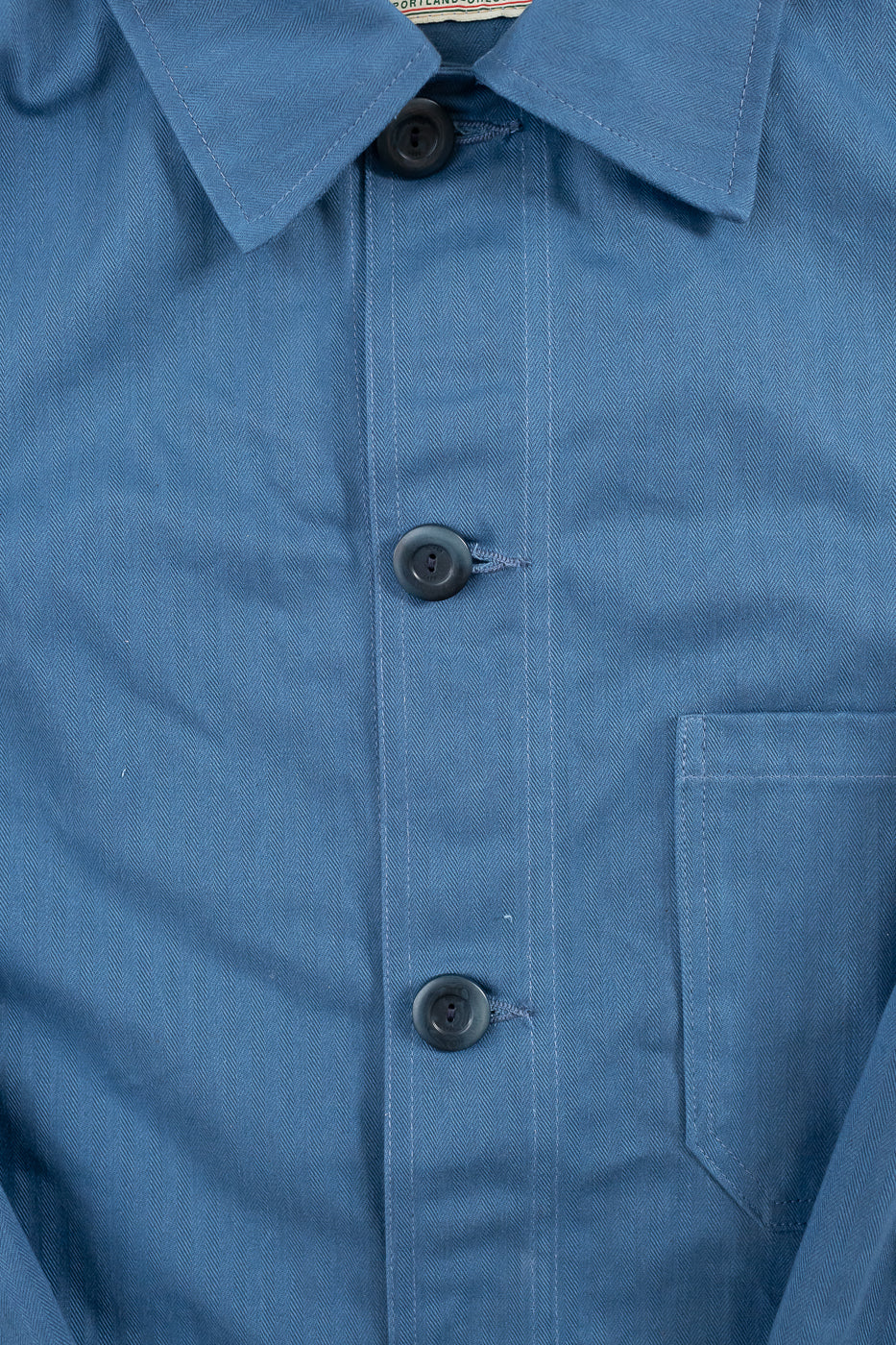 Dry Waxed Chore Coat - Mock Blue