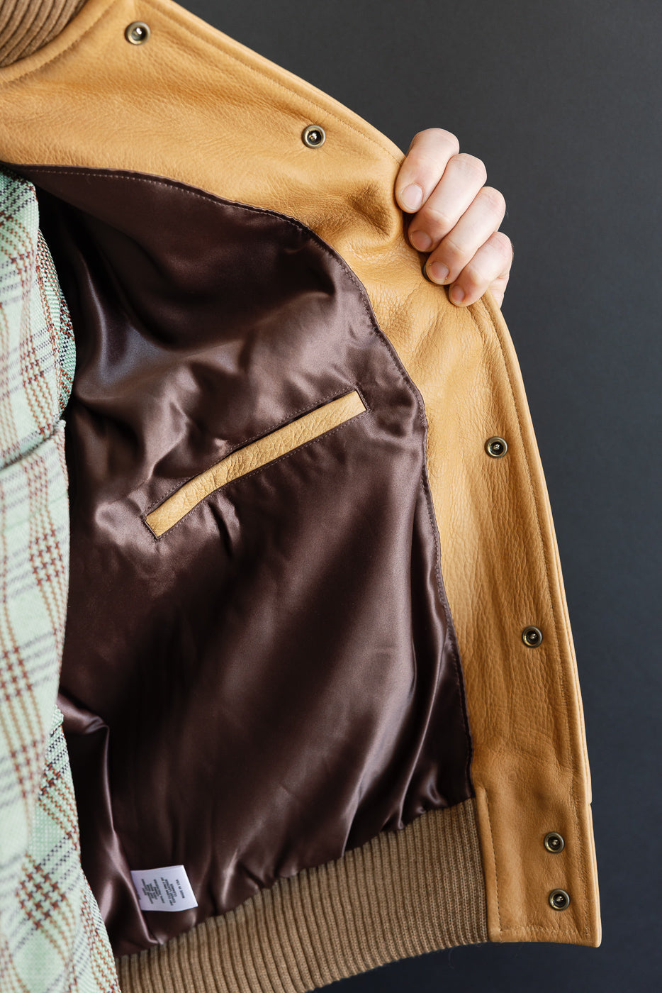 Leather All City Jacket - Rust | Dant