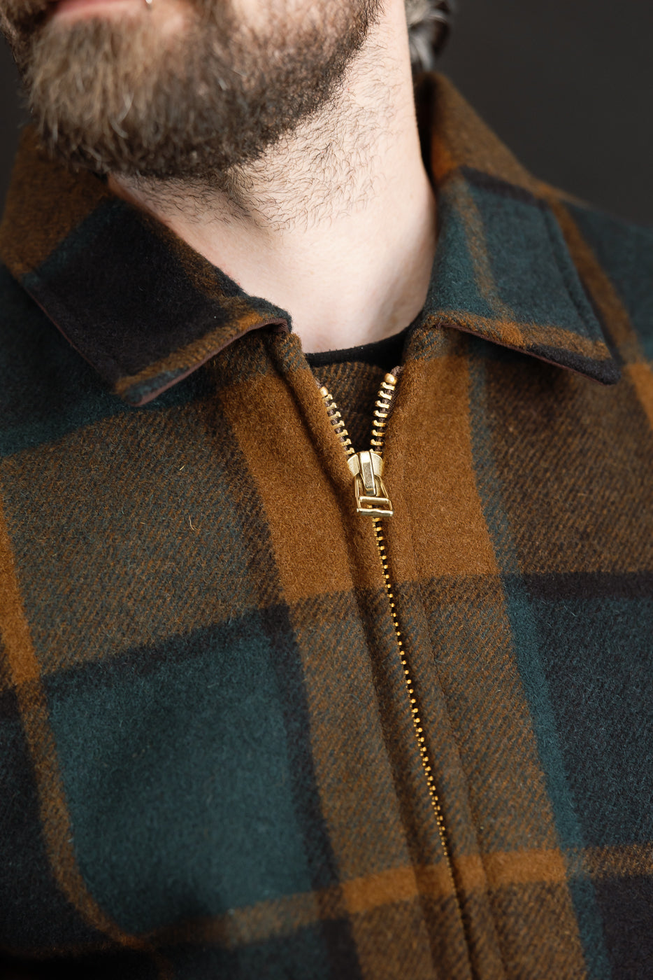 Melton Wool Weekender Jacket - Oregon Plaid | Dant