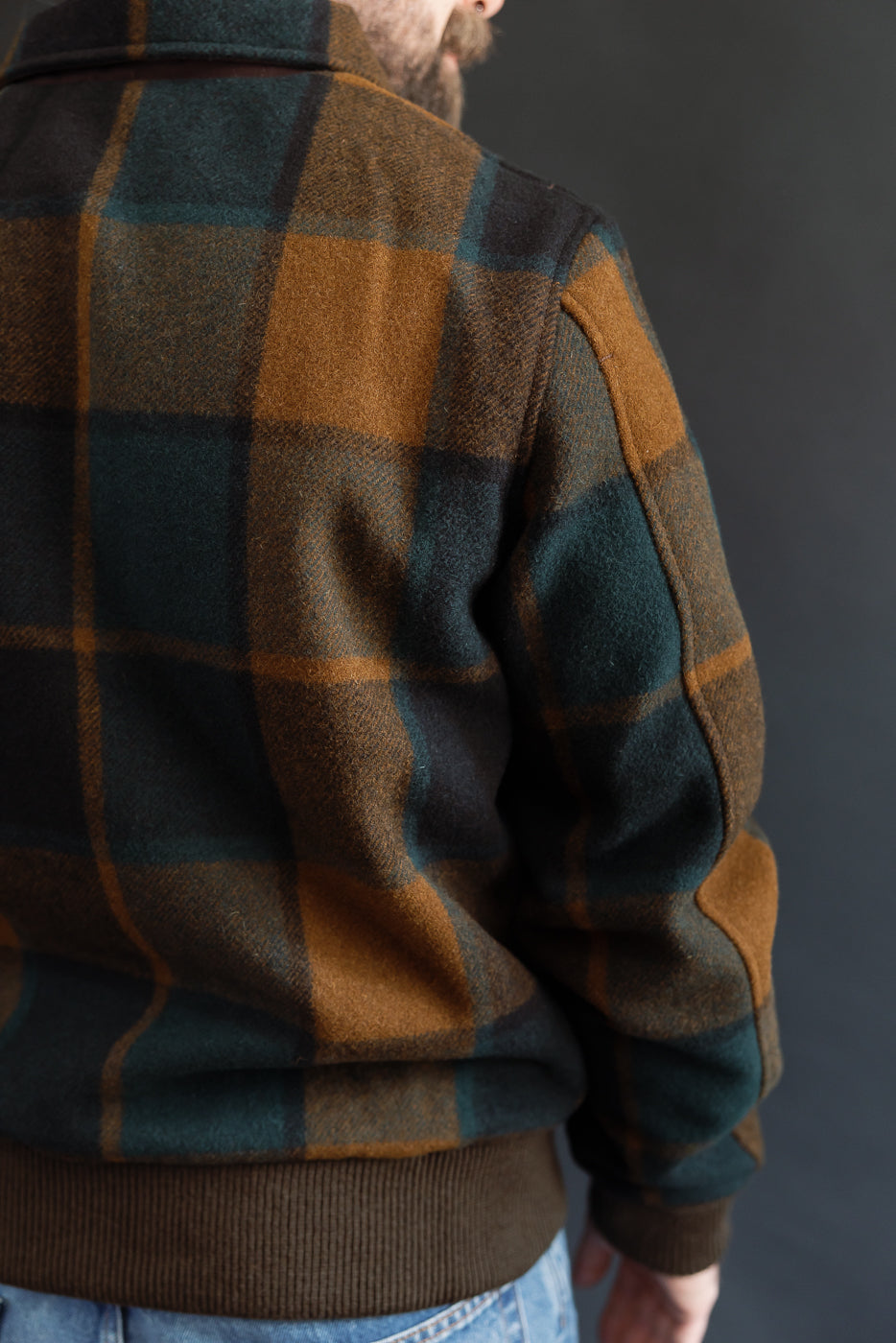 Melton Wool Weekender Jacket - Oregon Plaid