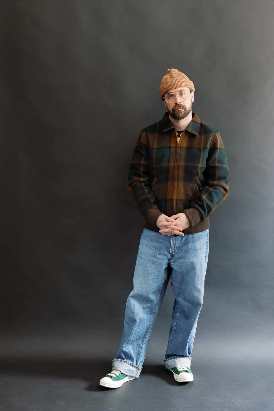 Melton Wool Weekender Jacket - Oregon Plaid
