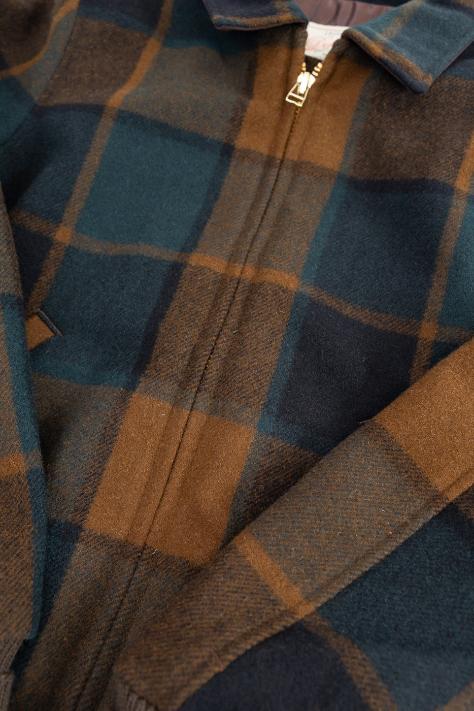 Melton Wool Weekender Jacket - Oregon Plaid