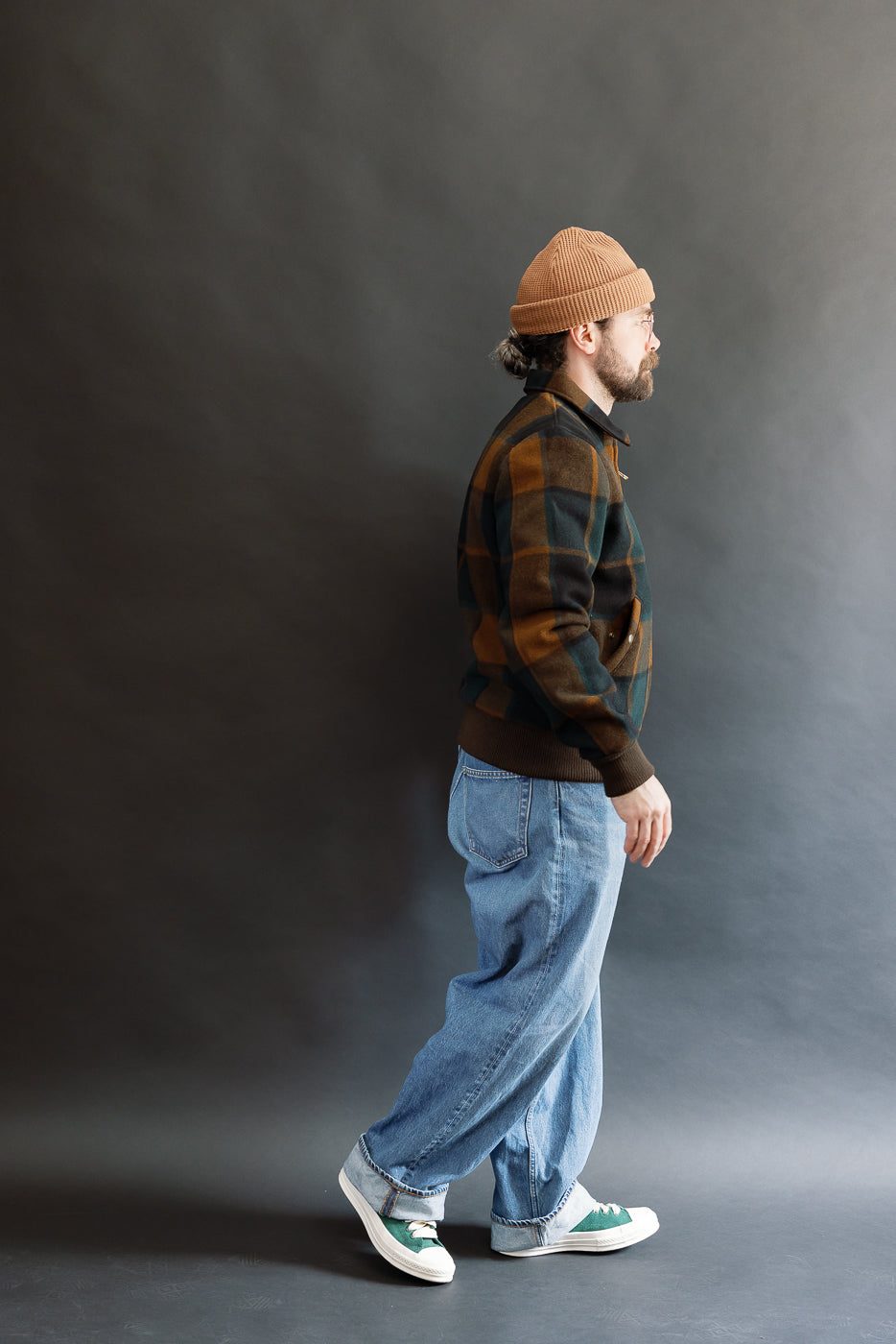 Melton Wool Weekender Jacket - Oregon Plaid