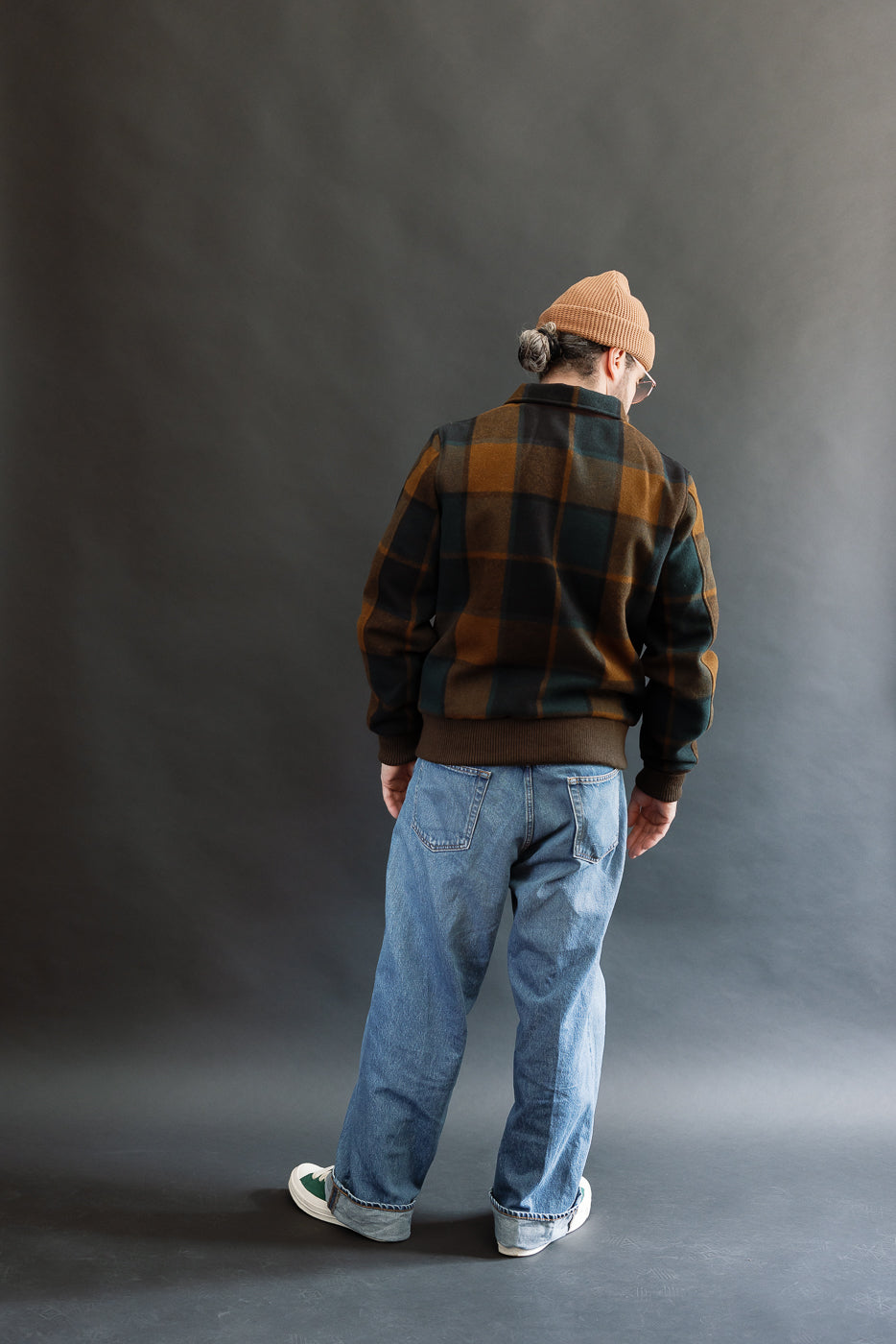 Melton Wool Weekender Jacket - Oregon Plaid