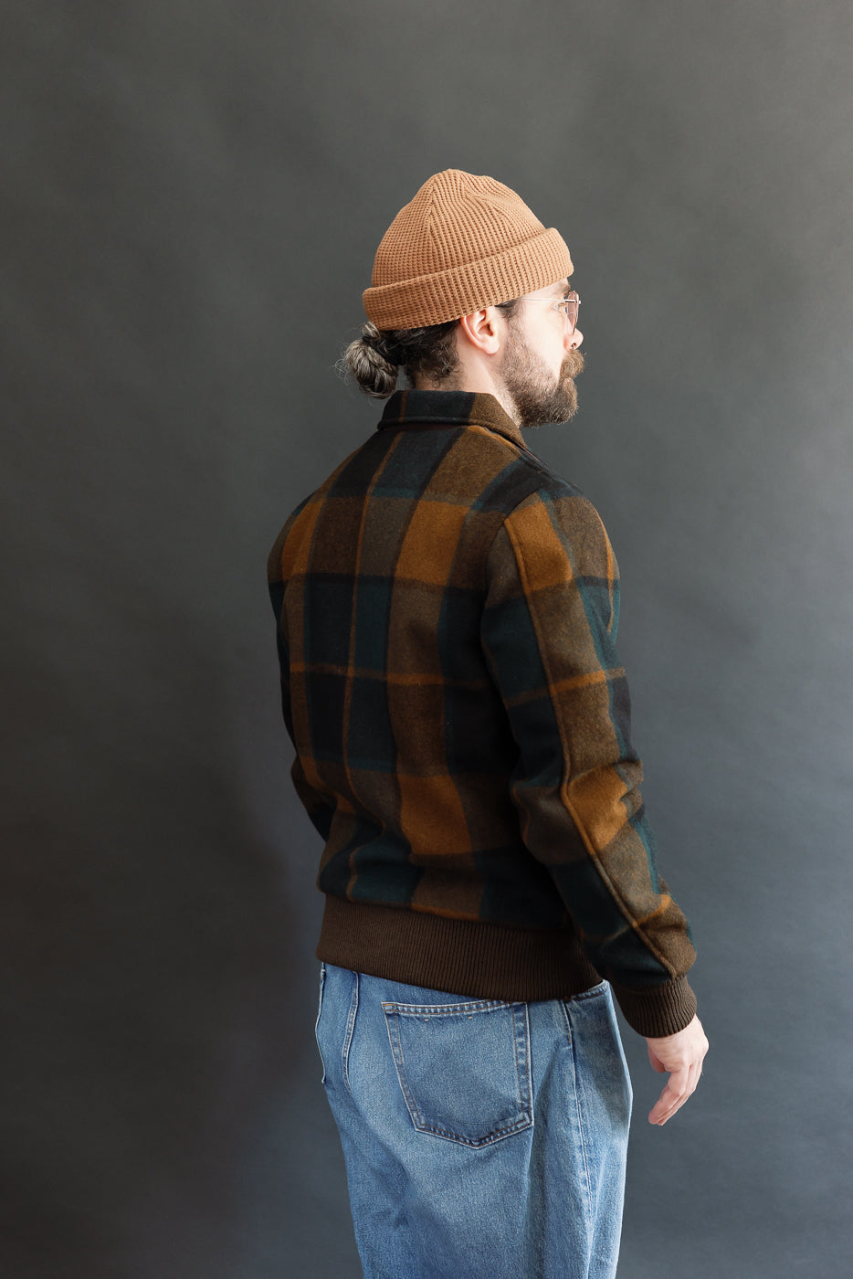Melton Wool Weekender Jacket - Oregon Plaid
