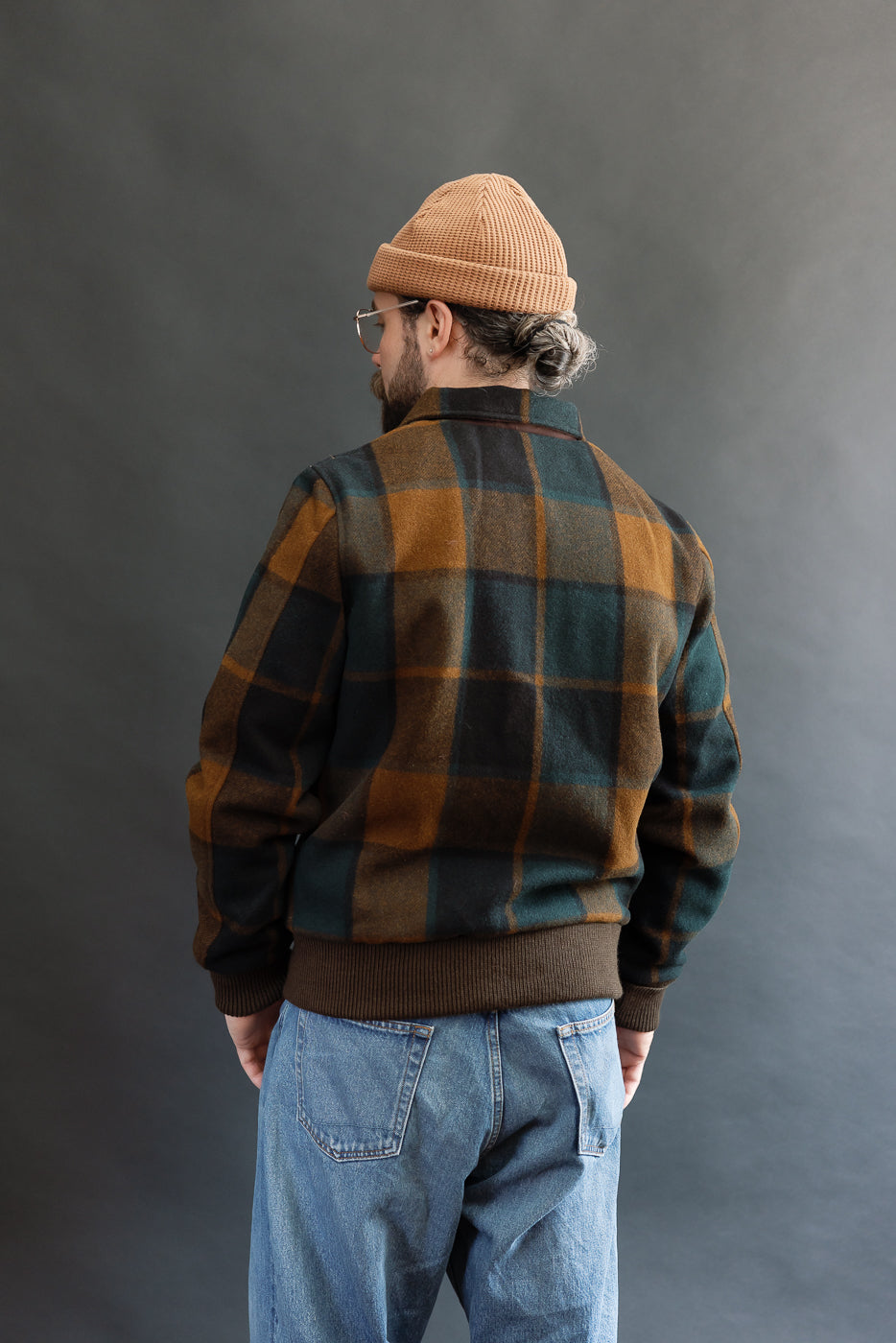 Melton Wool Weekender Jacket - Oregon Plaid