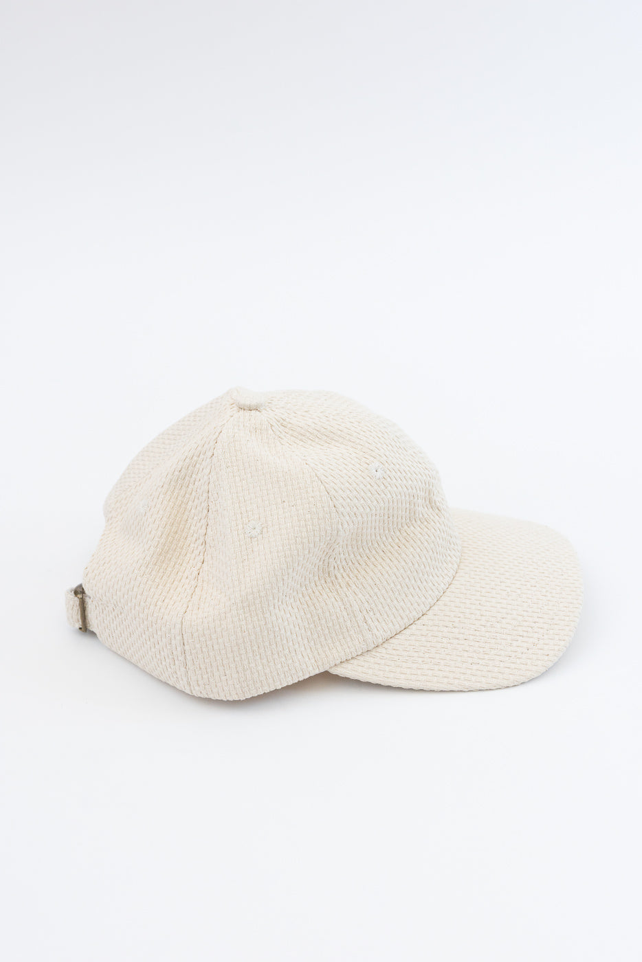 Sashiko Cotton Baseball Hat - Natural | Dant