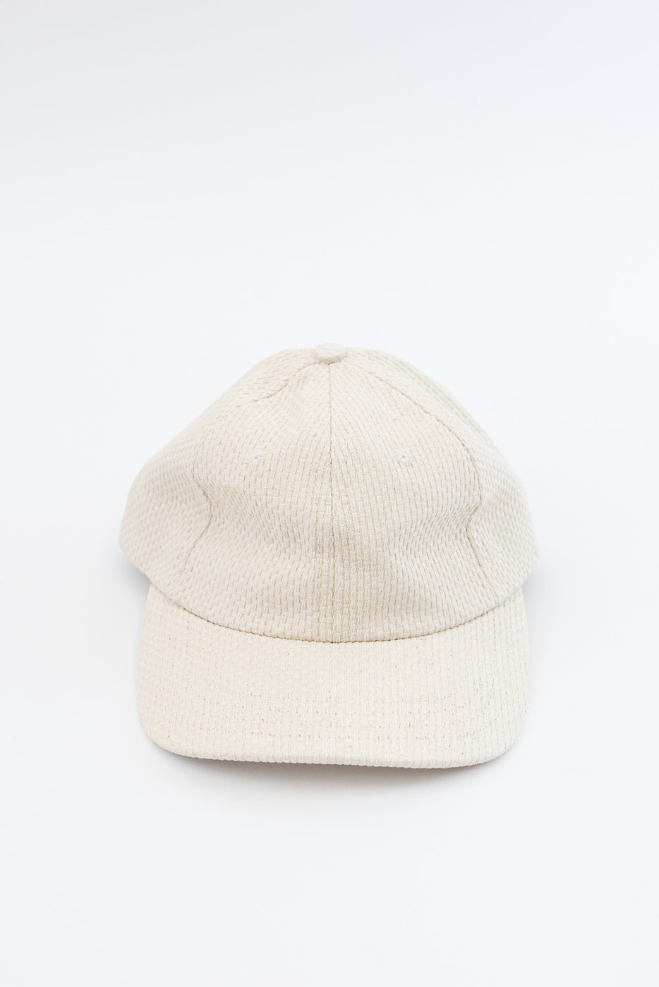 Sashiko Cotton Baseball Hat - Natural | Dant