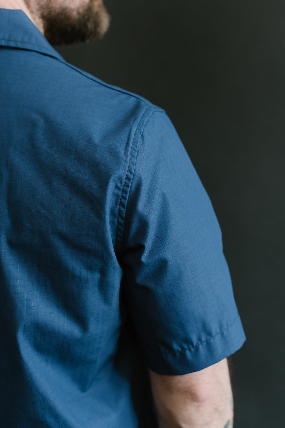 Skyliner Lounge Shirt - Indigo Ripstop