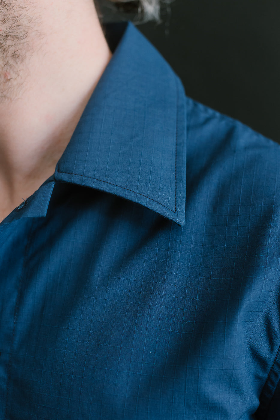 Skyliner Lounge Shirt - Indigo Ripstop