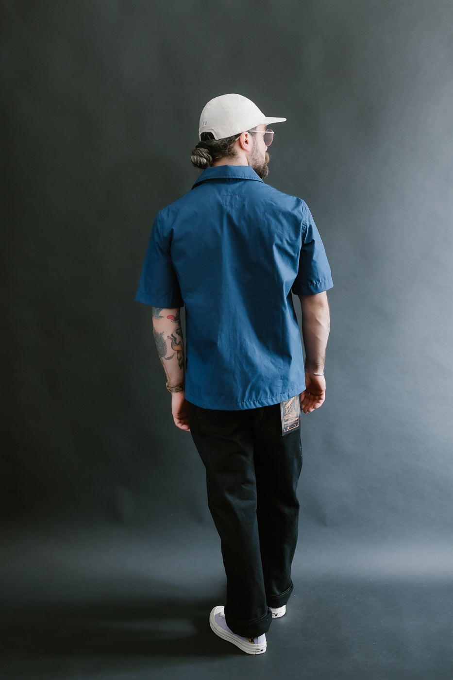 Skyliner Lounge Shirt - Indigo Ripstop