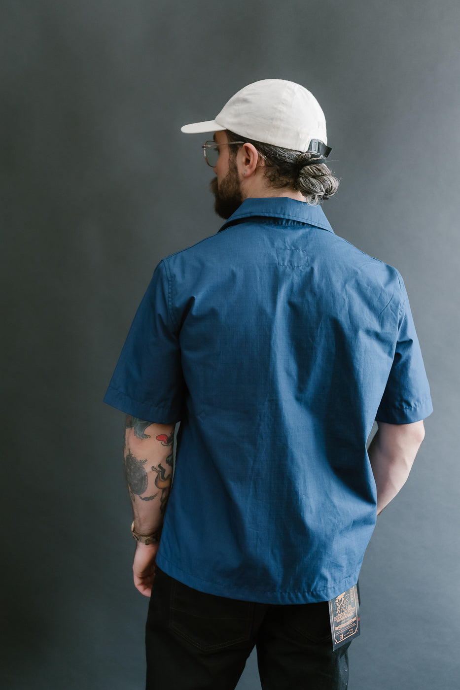 Skyliner Lounge Shirt - Indigo Ripstop