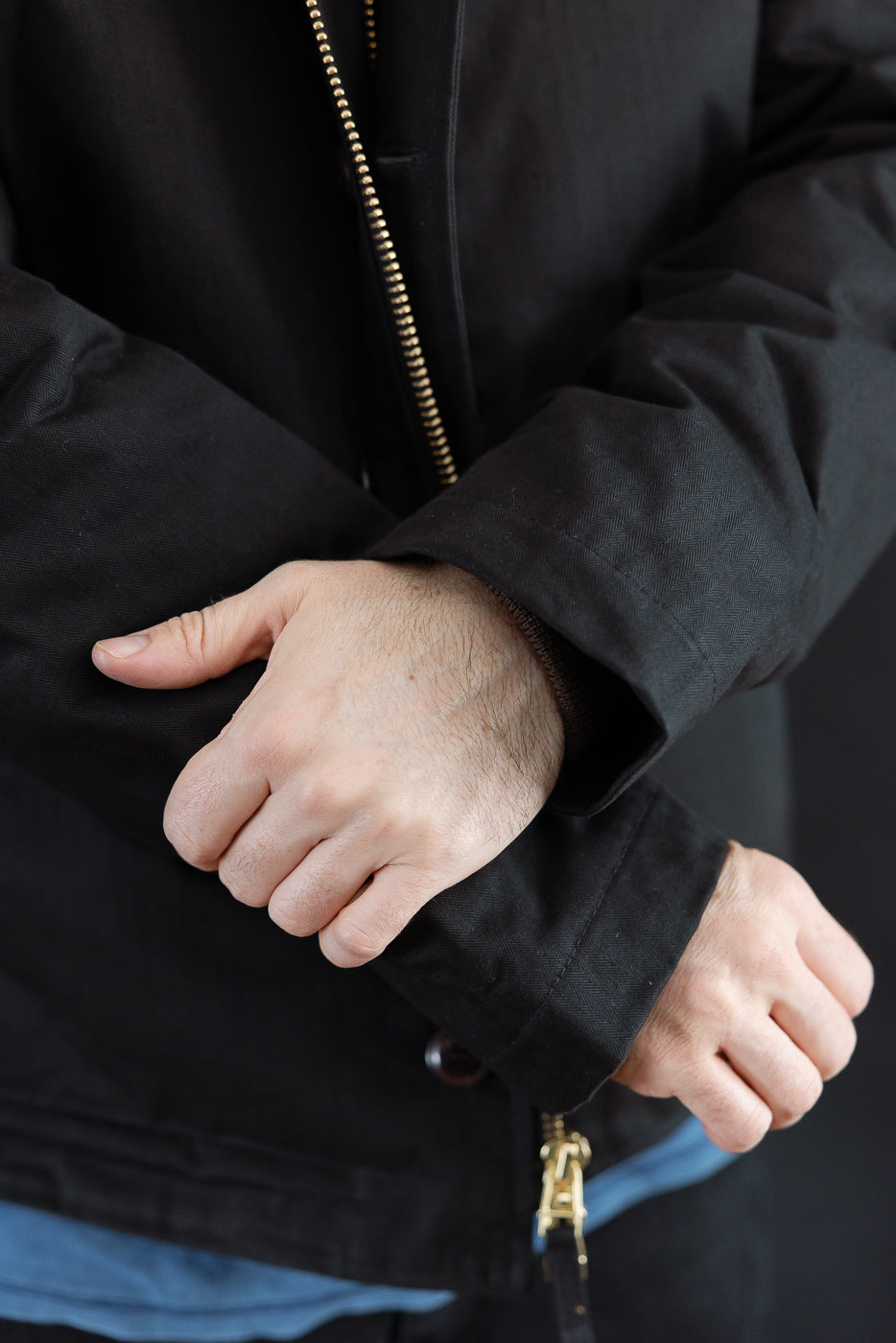 Dant Exclusive N-1 Dry Wax Deck Jacket - Black HB, Kodiak