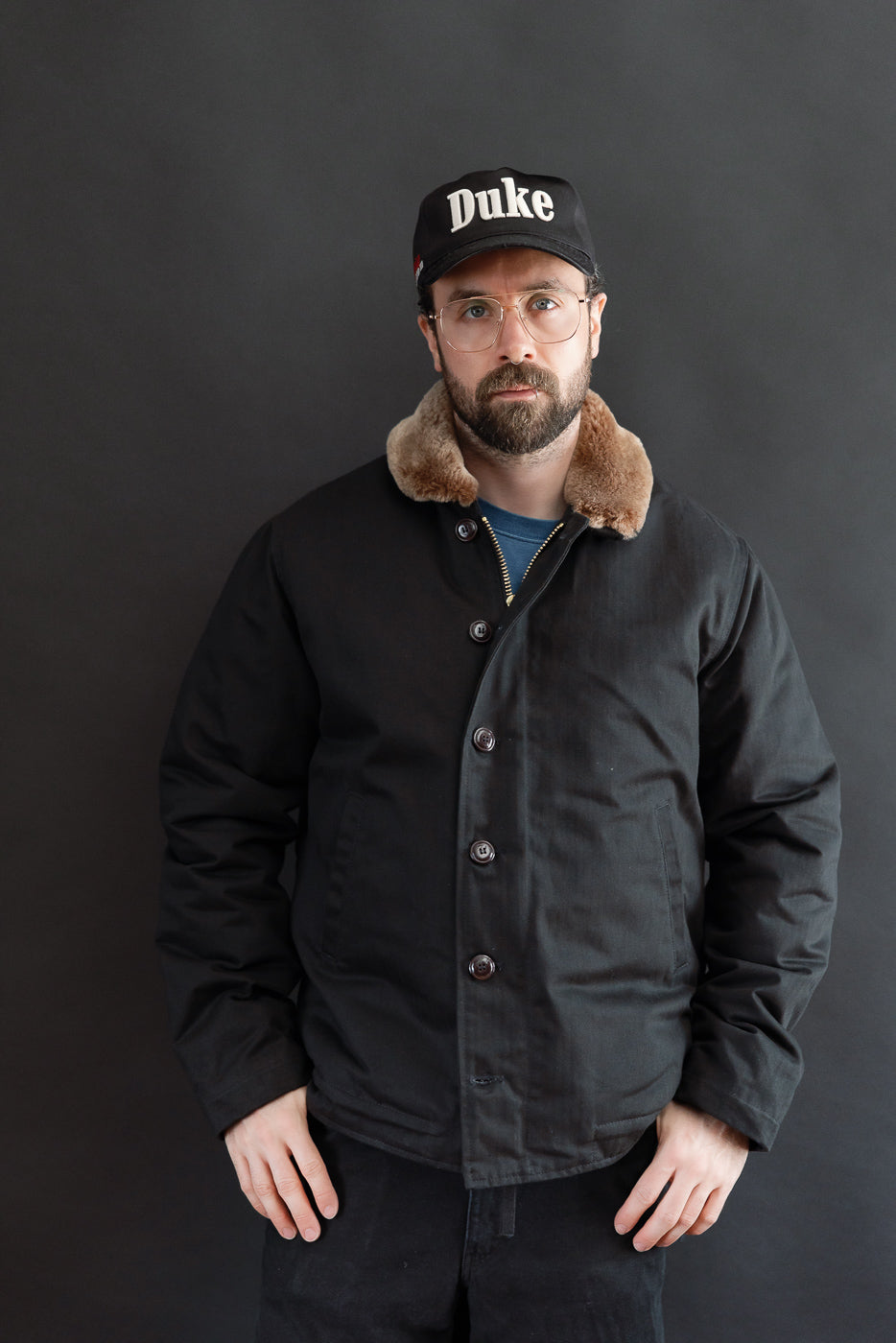 Dant Exclusive N-1 Dry Wax Deck Jacket - Black HB, Kodiak