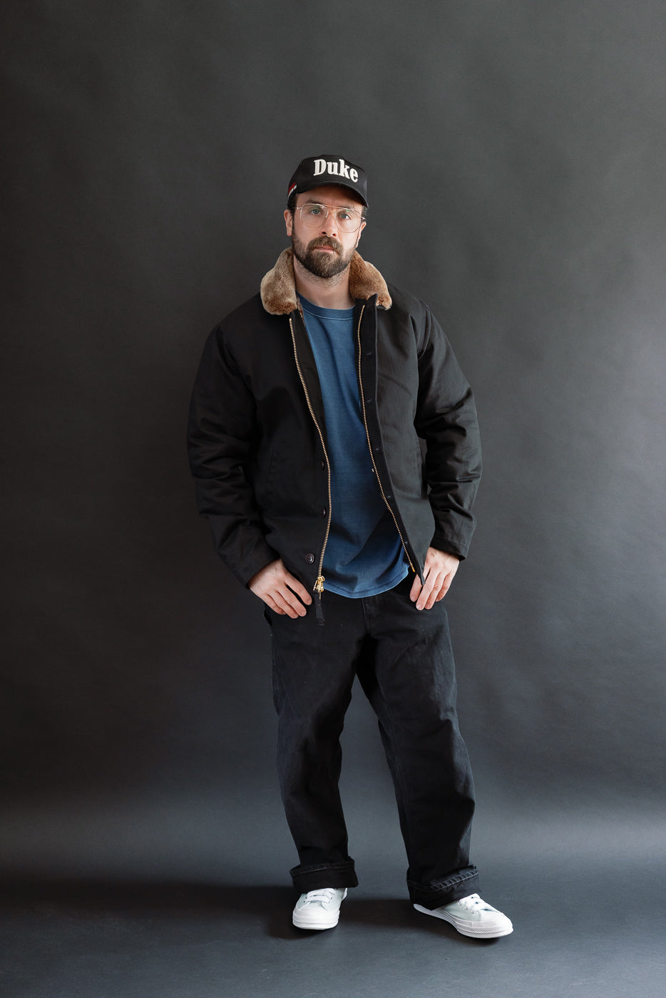 Dant Exclusive N-1 Dry Wax Deck Jacket - Black HB, Kodiak