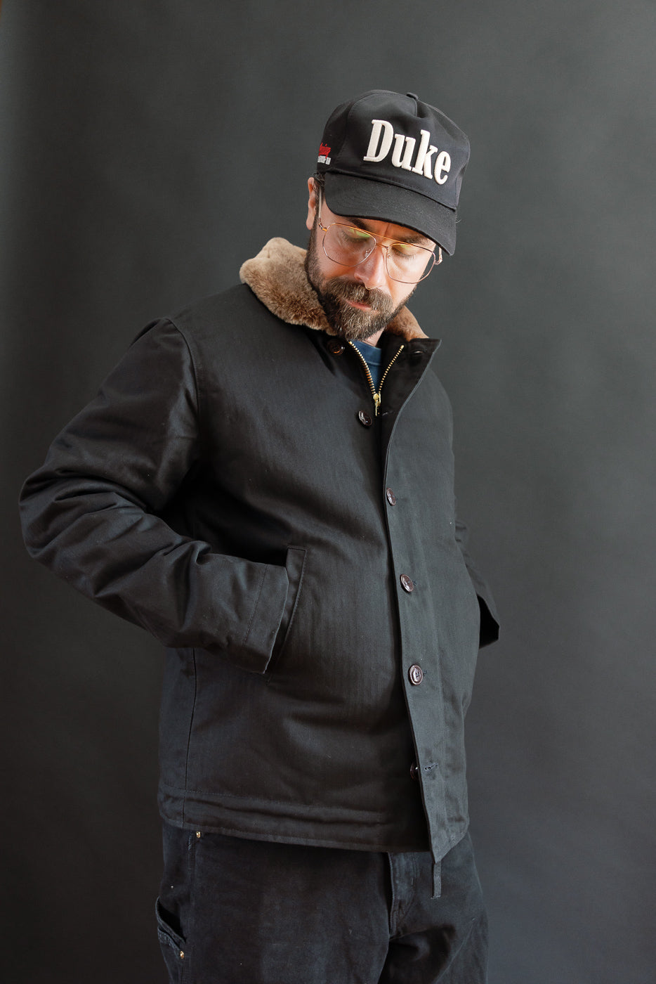 Dant Exclusive N-1 Dry Wax Deck Jacket - Black HB, Kodiak | Dant